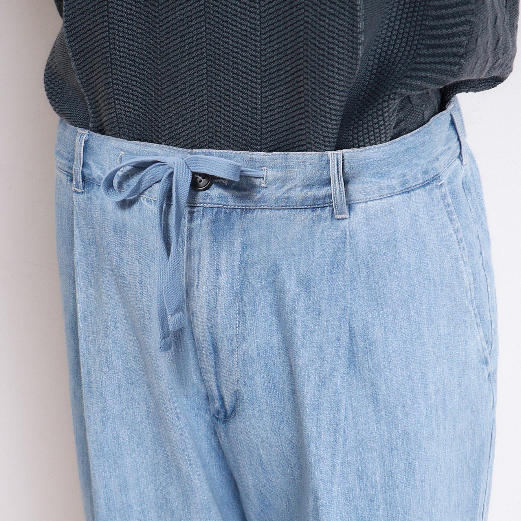 THE SHOP TK「綿麻デニムワイドイージーパンツ　セットアップ可」|その他|