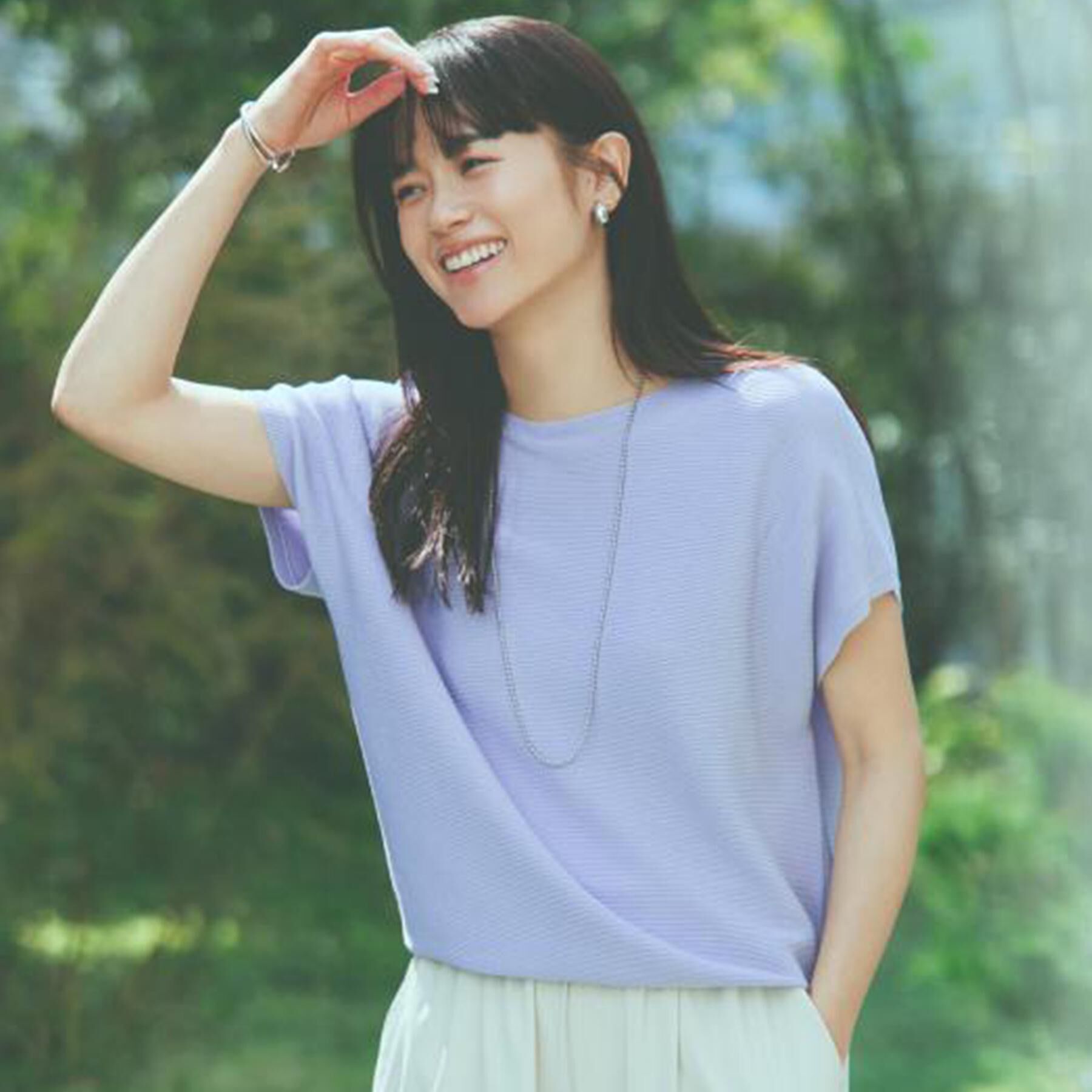 THE SHOP TK「美人フレンチニット【8色展開/WEB限定カラー/洗濯機OK/毛玉になりにくい】」|ニット・セーター|