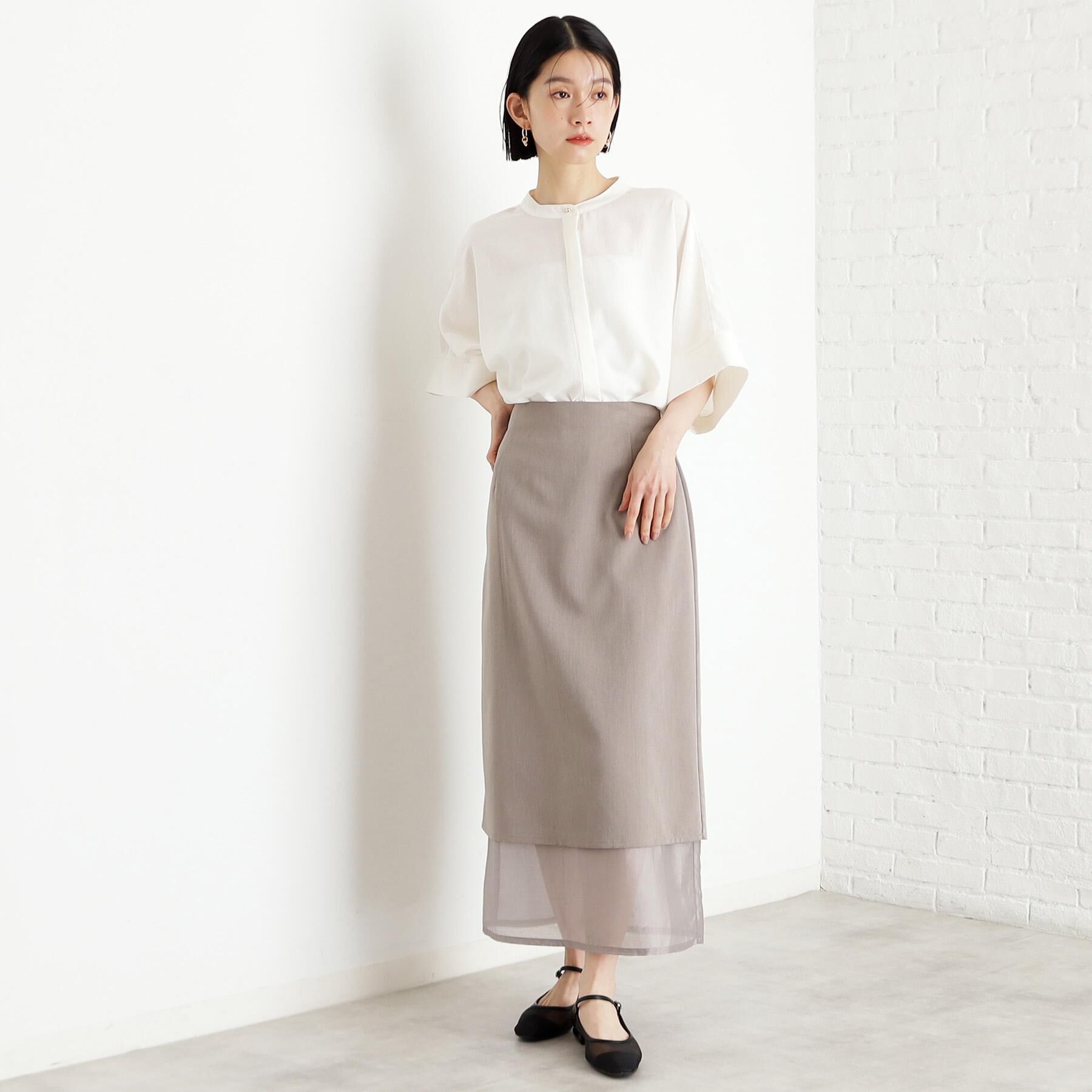 THE SHOP TK「ドルマンブラウス【7色展開/洗濯機OK/体型カバー】」|シャツ・ブラウス|