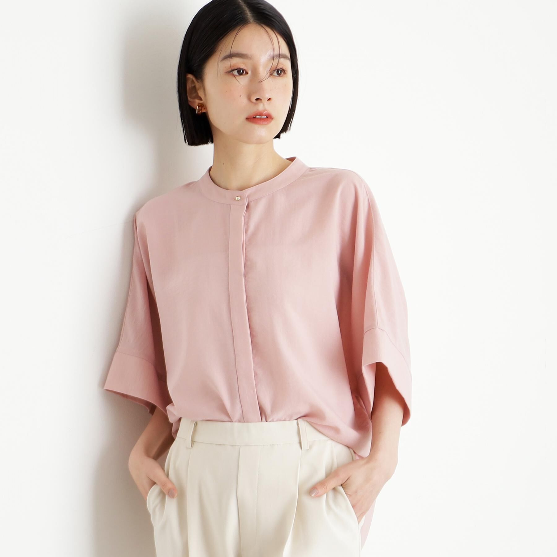 THE SHOP TK「ドルマンブラウス【7色展開/洗濯機OK/体型カバー】」|シャツ・ブラウス|