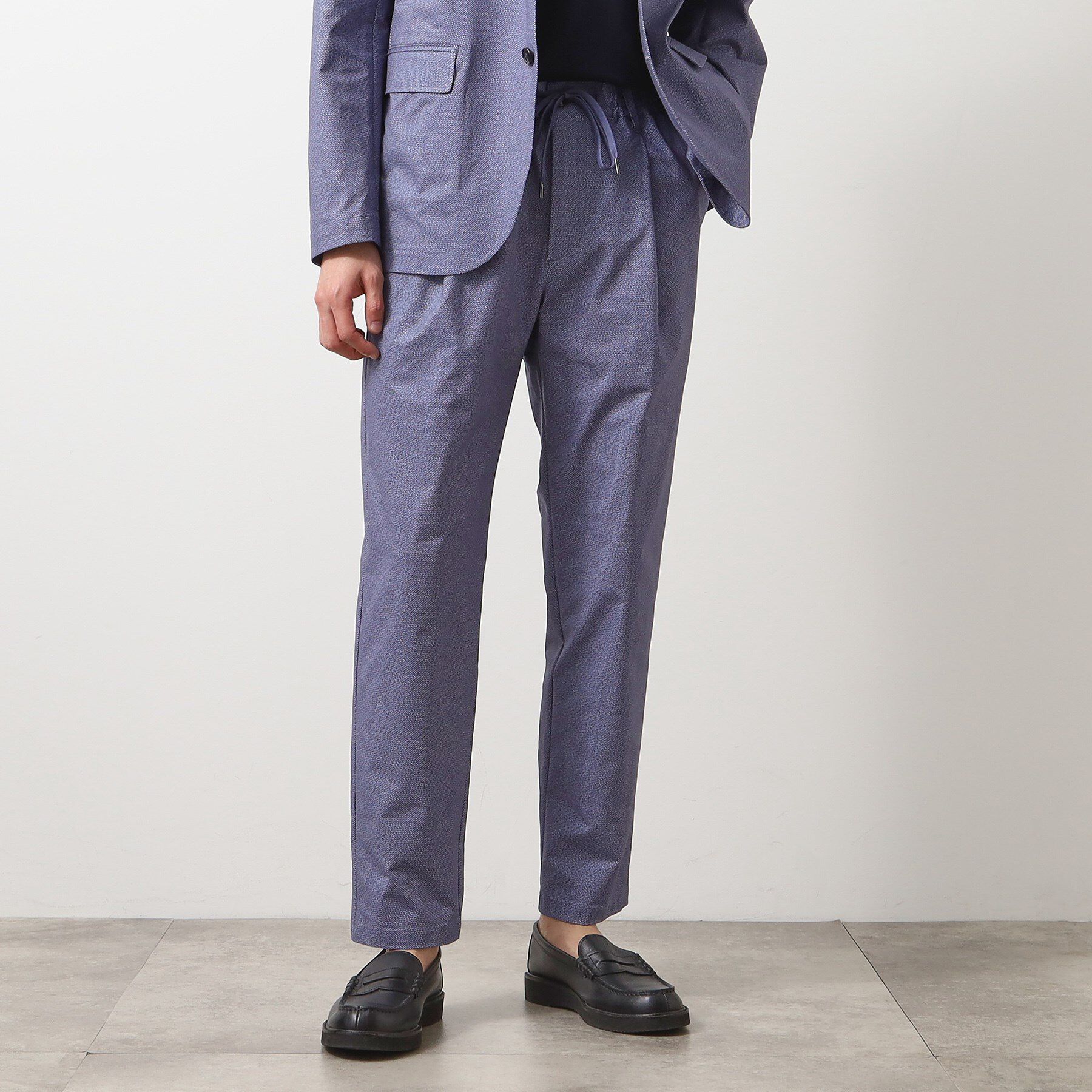 THE SHOP TK「スマートムーブメッシュイージーパンツ【セットアップ可/洗濯機OK】」|その他|ブルー(093)