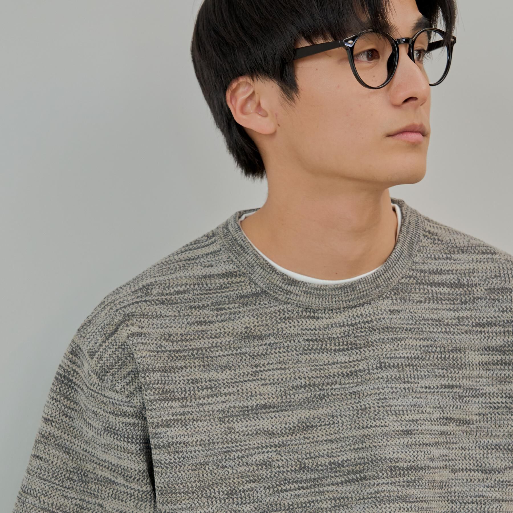 THE SHOP TK「ドライタッチ半袖ニットTシャツ　【洗濯機ＯＫ】」|ニット・セーター|