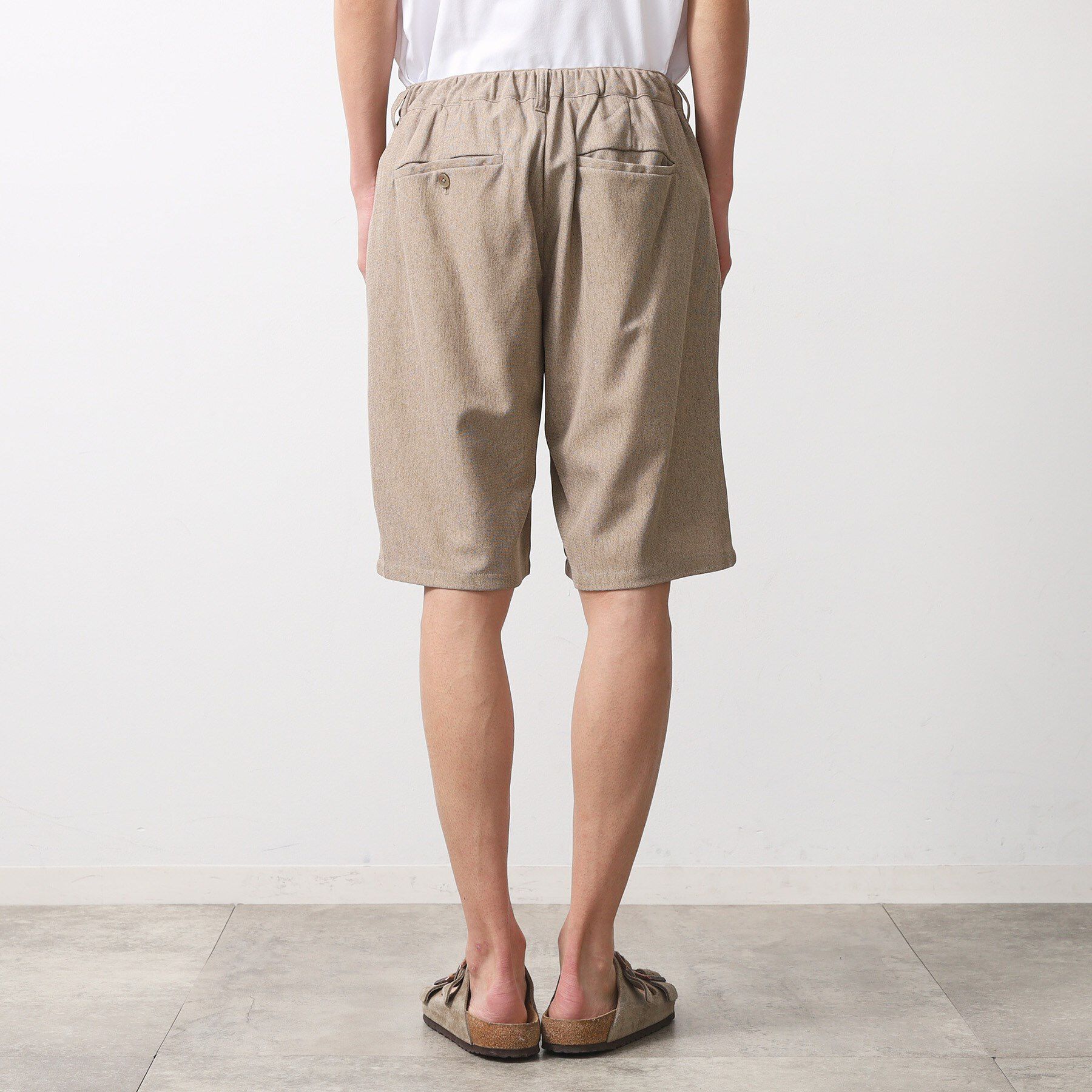 THE SHOP TK「シャリルジャージショートパンツ 洗濯機OK/吸水速乾/イージーケア/セットアップ可」|その他|