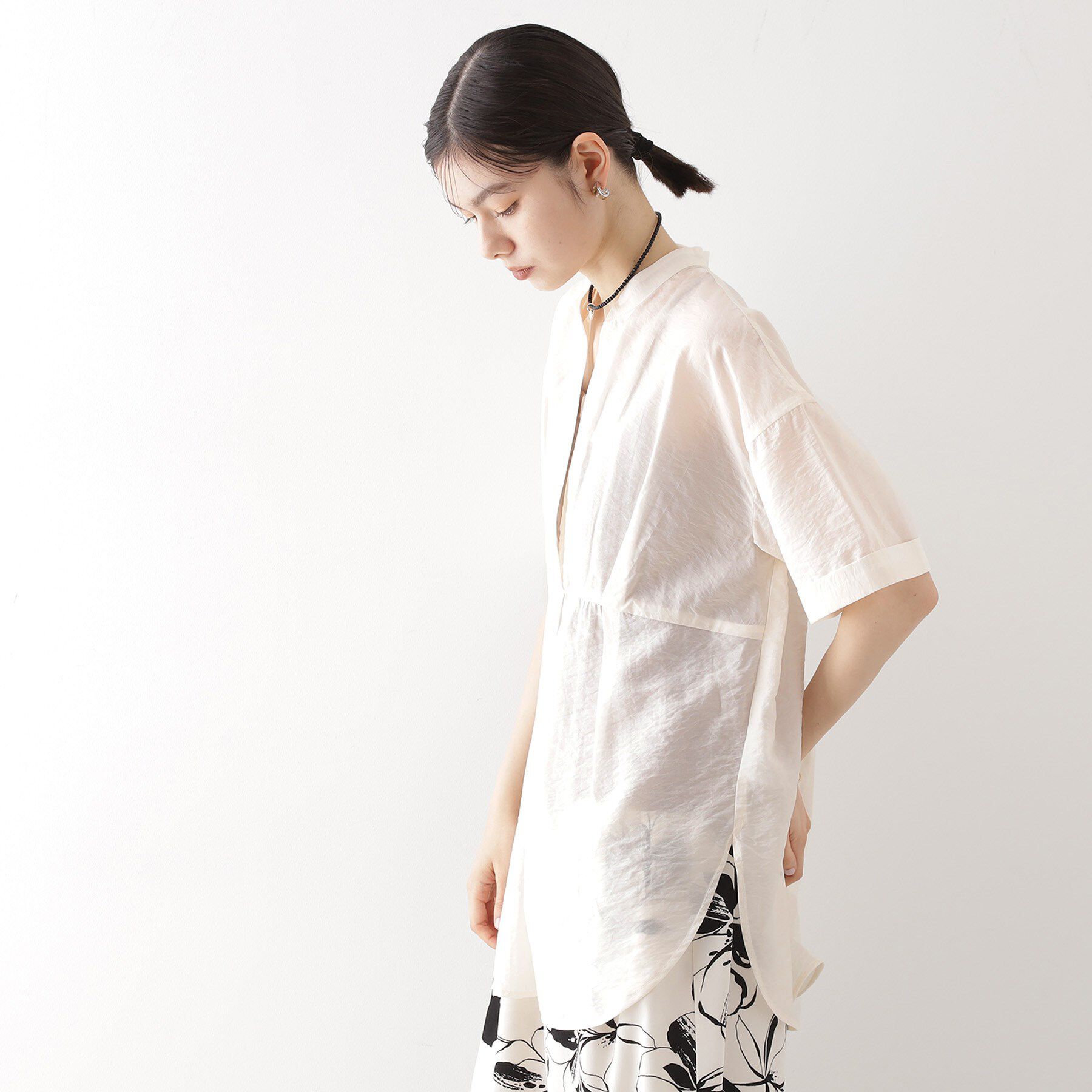 THE SHOP TK「ウエストタックチュニック【体型カバー/洗濯機OK】」|シャツ・ブラウス|