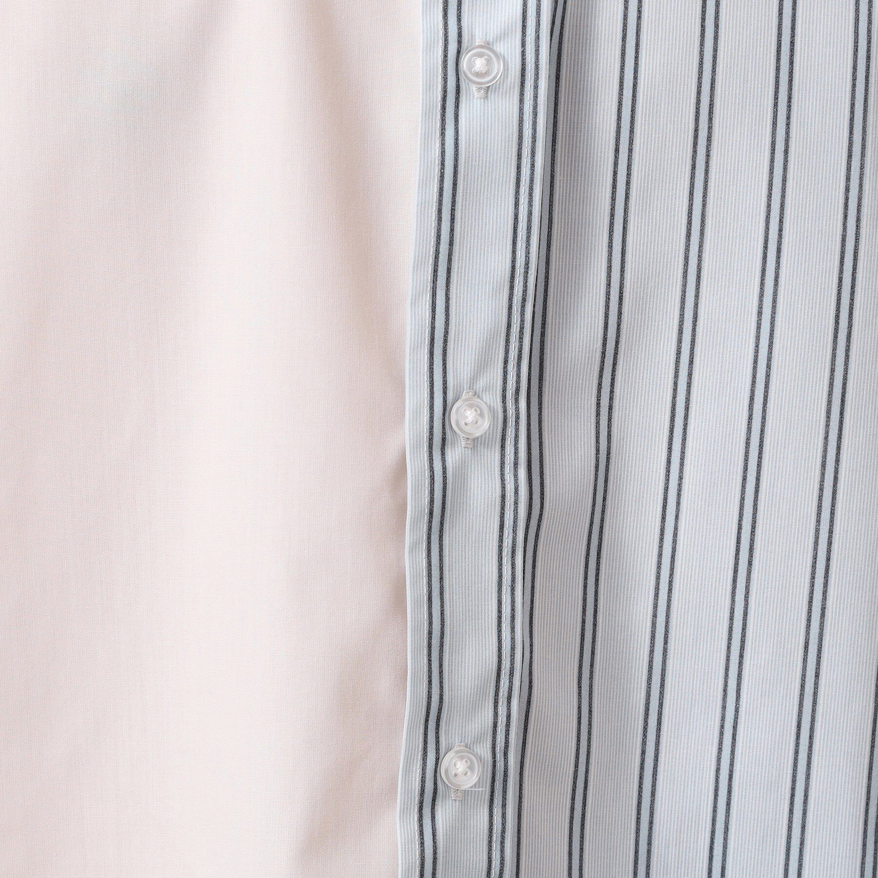 THE SHOP TK「ブロードパネルストライプ半袖シャツ 洗濯機OK／サスティナブル素材」|シャツ・ブラウス|