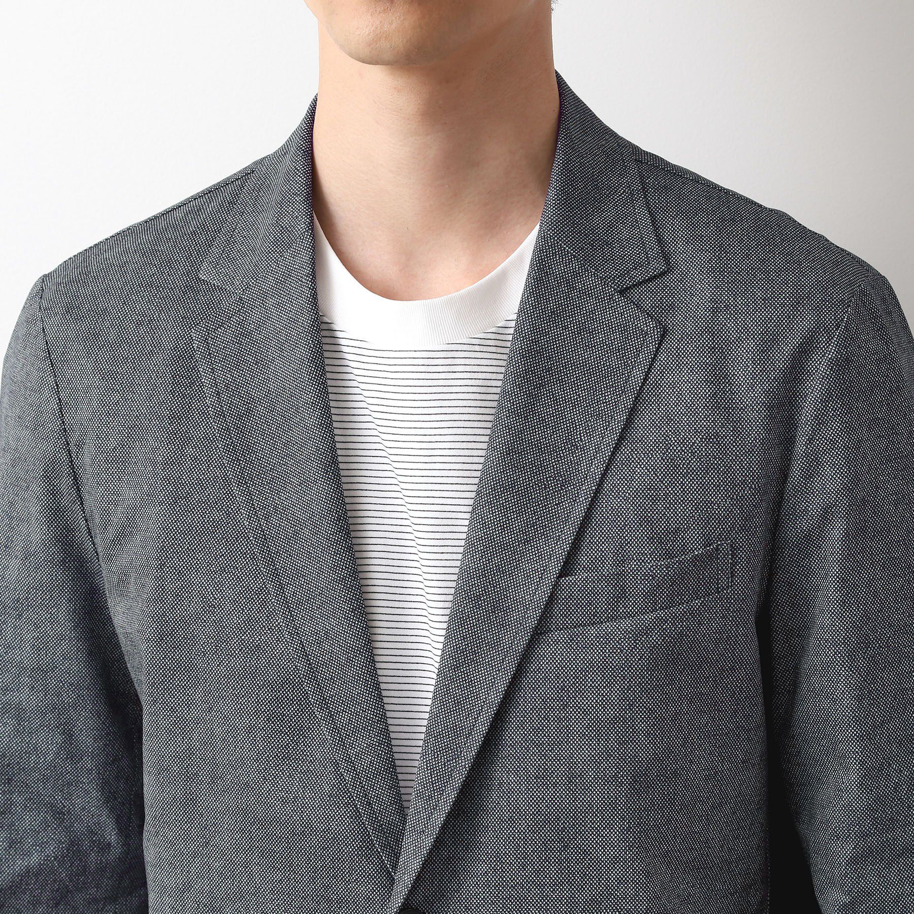 THE SHOP TK「スマートムーブメッシュバーズアイジャケット【軽量/洗濯機OK/セットアップ可】」|テーラードジャケット|