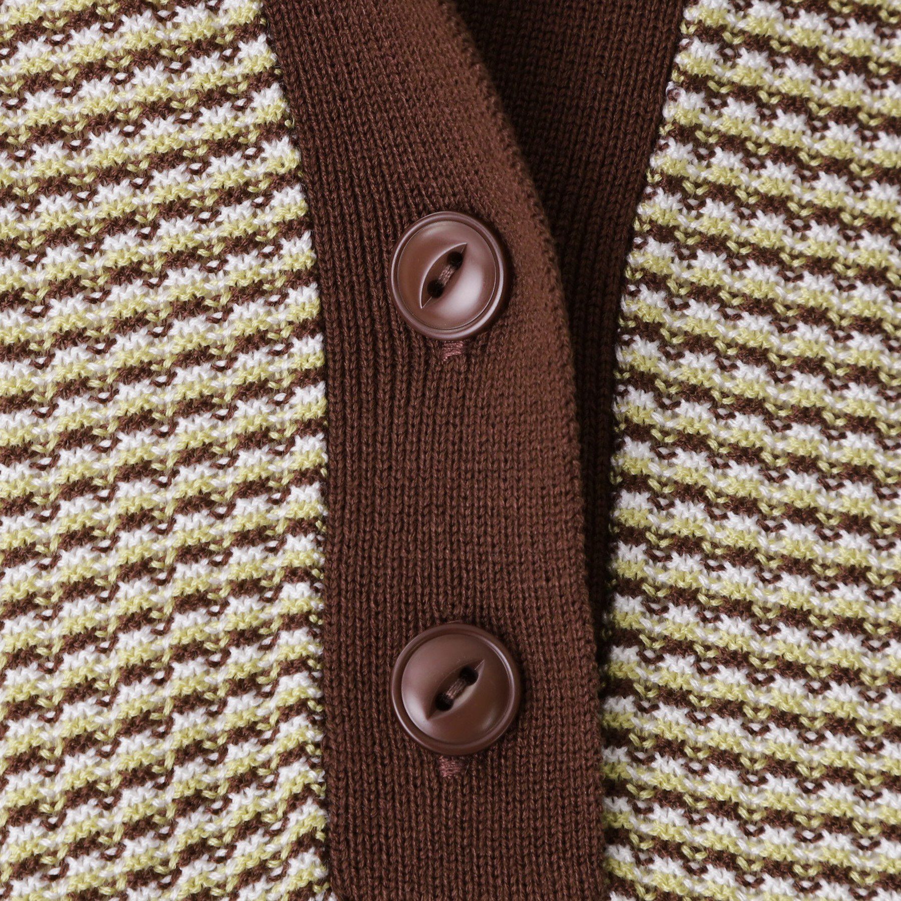 THE SHOP TK「柄アソートポロニットシャツ【洗濯機OK】」|ニット・セーター|