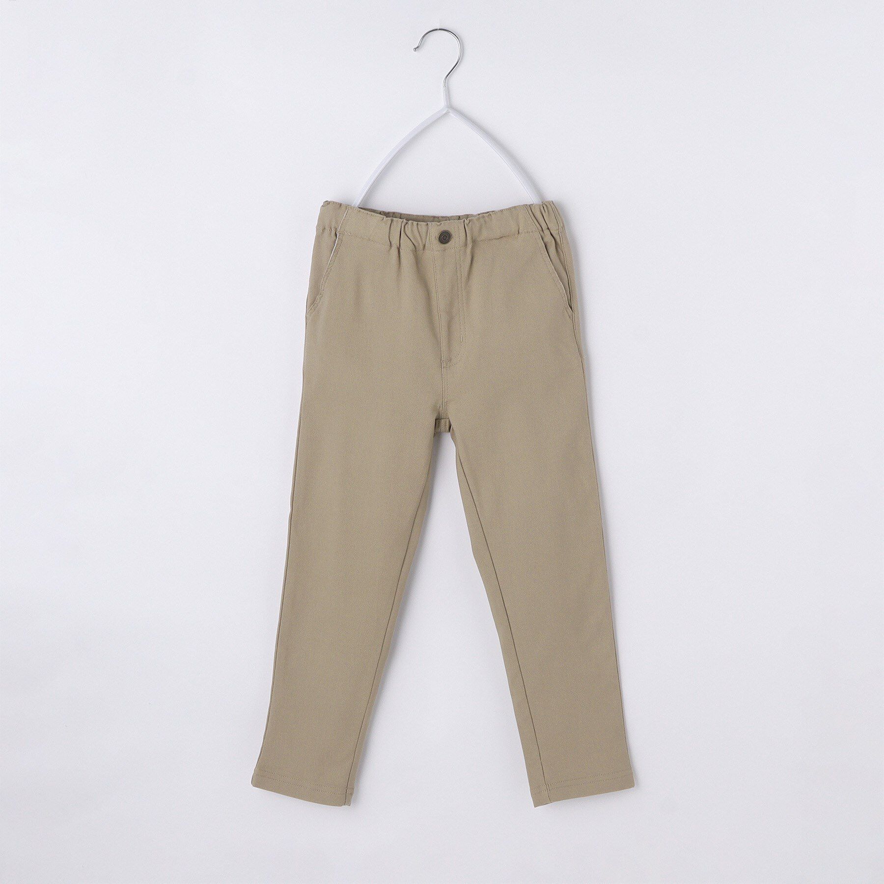 THE SHOP TK「【110－160/裏起毛】あったかのびーるストレートパンツ/洗濯機OK」|その他|