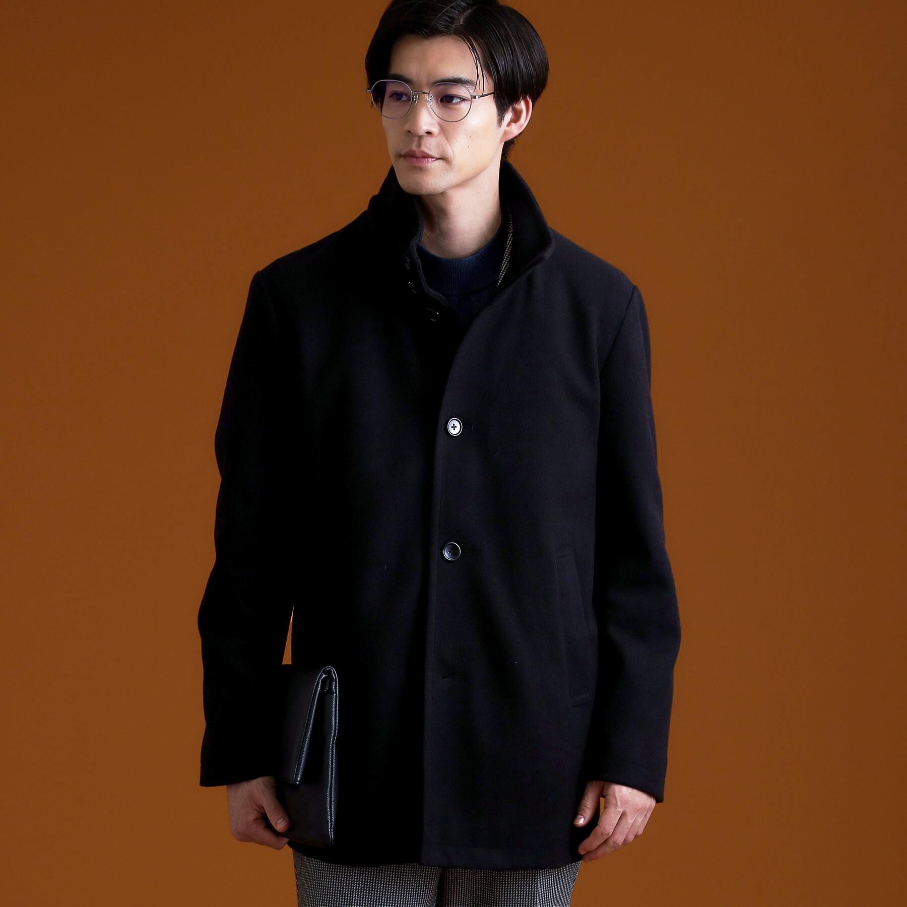 THE SHOP TK「ON/OFF対応 ウーリック スタンド メルトンコート　【洗濯機OK/フード取外し可】」|その他|