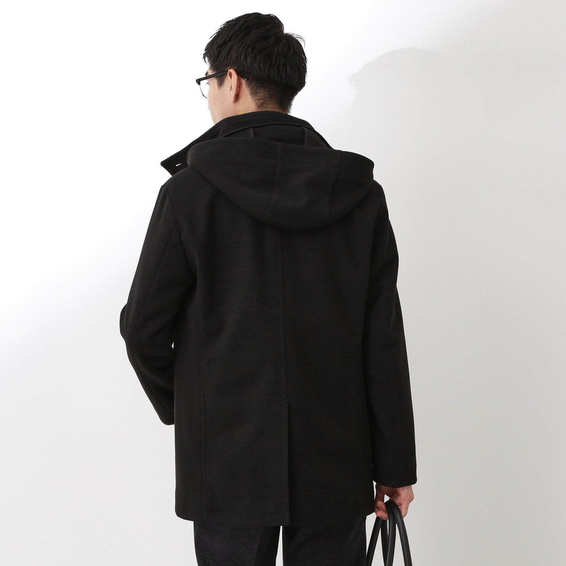 THE SHOP TK「ON/OFF対応 ウーリック スタンド メルトンコート　【洗濯機OK/フード取外し可】」|その他|