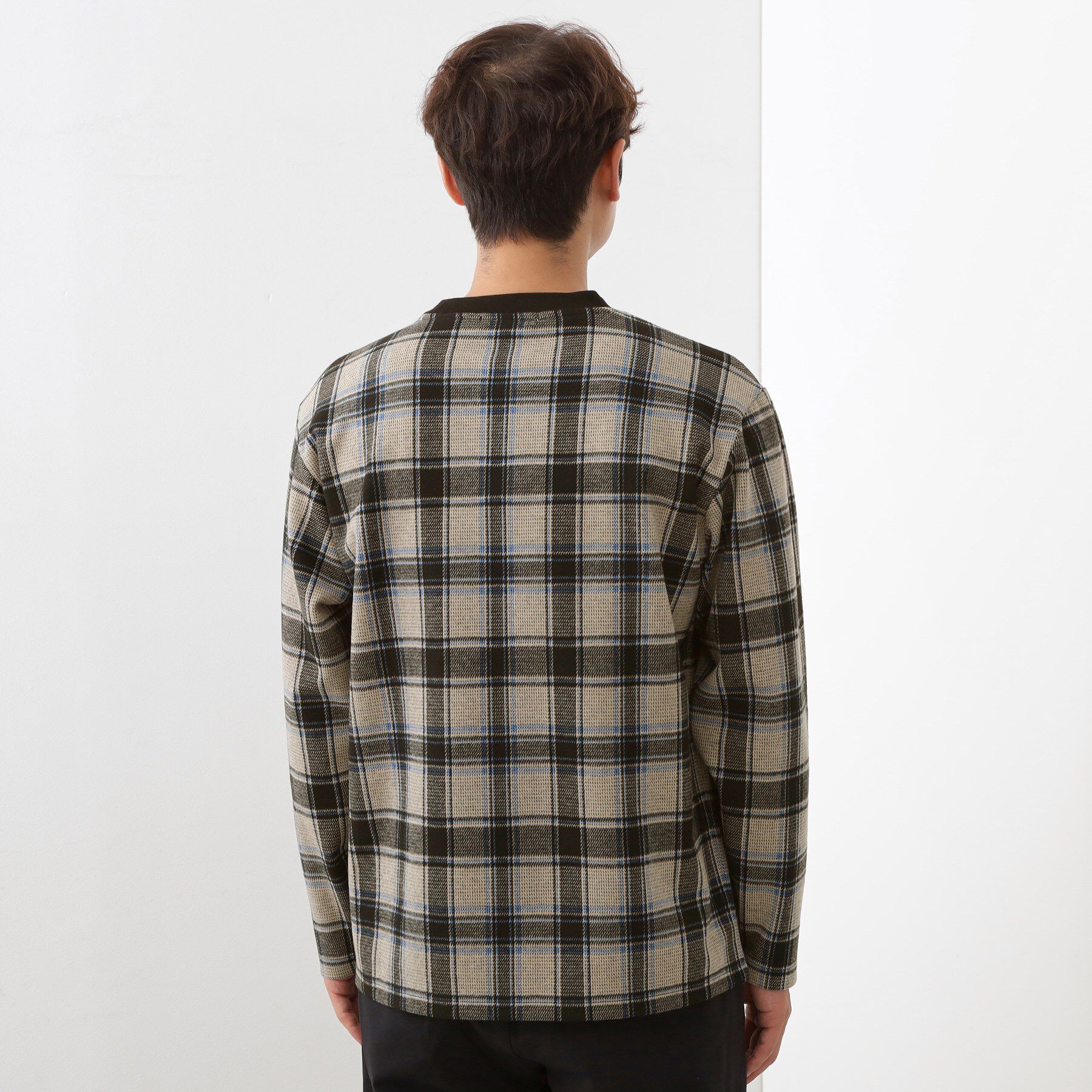 THE SHOP TK「チェックジャカードプルオーバー」|Tシャツ・カットソー|