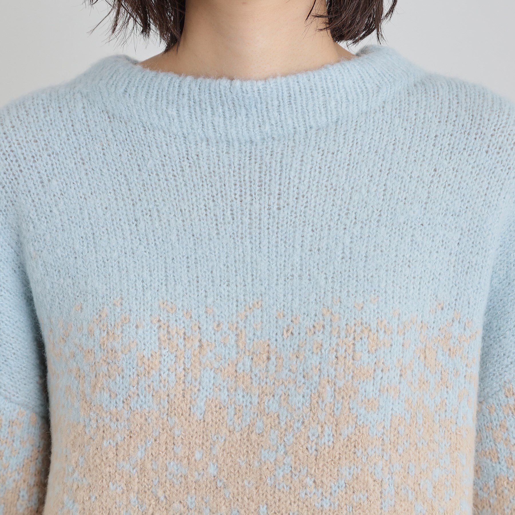 THE SHOP TK「バルキーブレンドヤーンニットプルオーバー」|ニット・セーター|