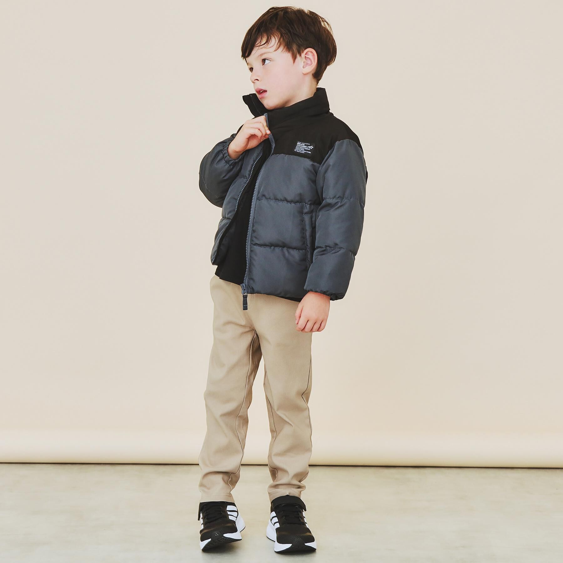 THE SHOP TK「【110-160】スタンドネック中綿ブルゾン」|ブルゾン・スタジャン|