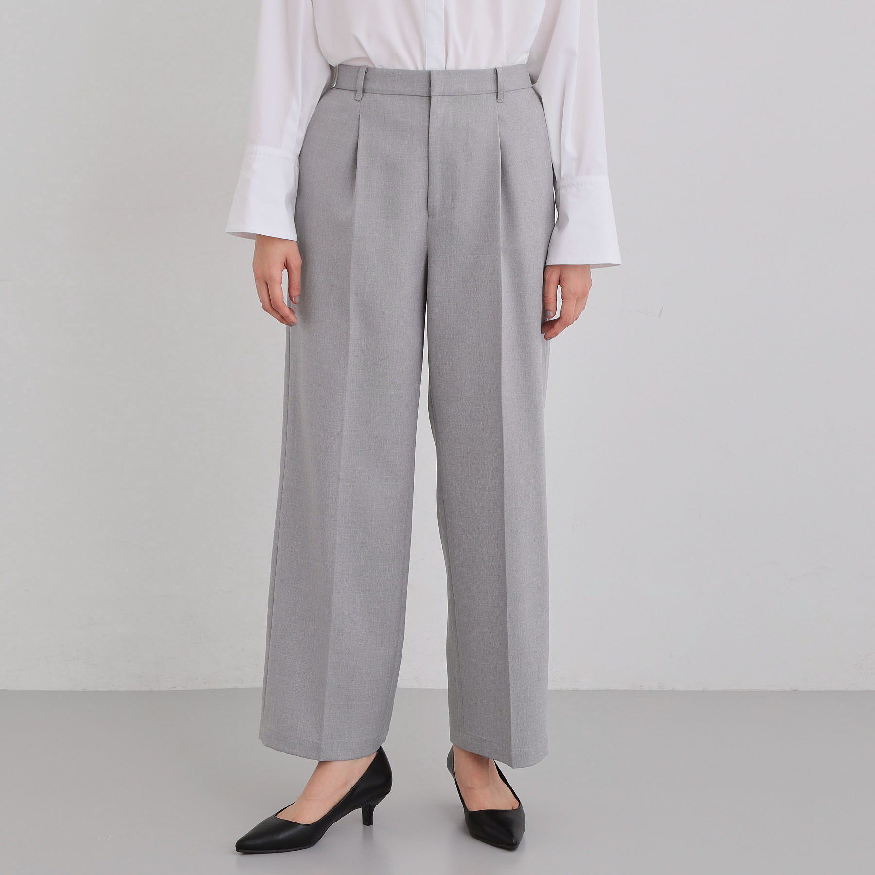 THE SHOP TK「【通勤にもデイリーにも】CAVIAN ベーシックワイドパンツ/セットアップ可」|その他|