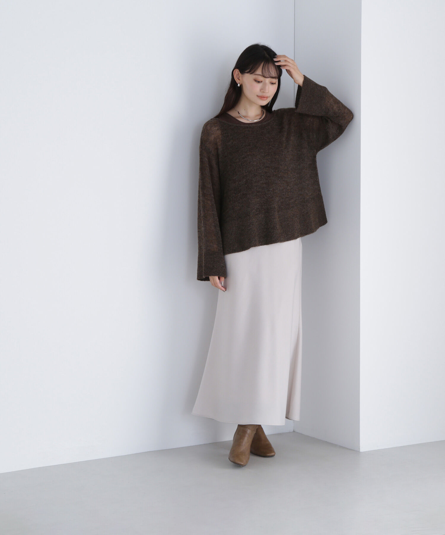  「モヘヤライクニットセット　　　　　　　」|ニット・セーター|