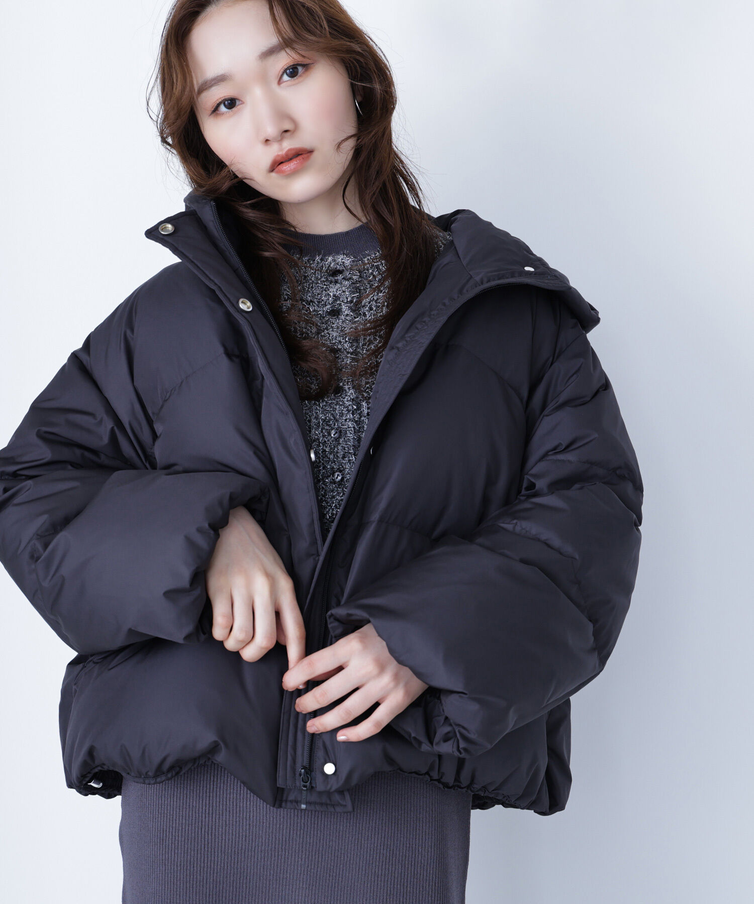  「ショートフードダウン」|ブルゾン・スタジャン|