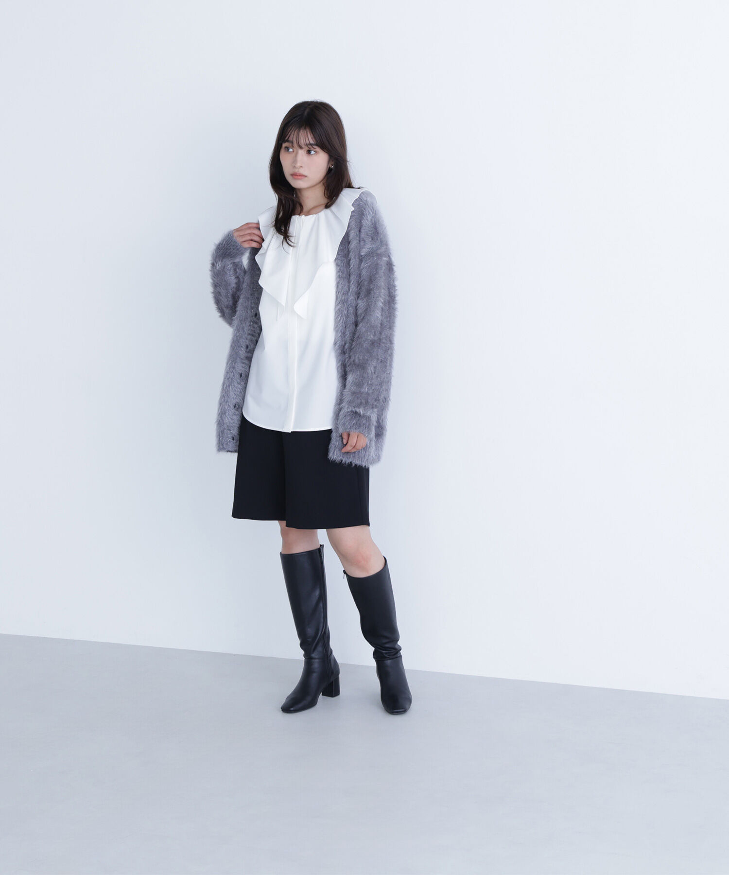  「デザインラッフルブラウス」|シャツ・ブラウス|