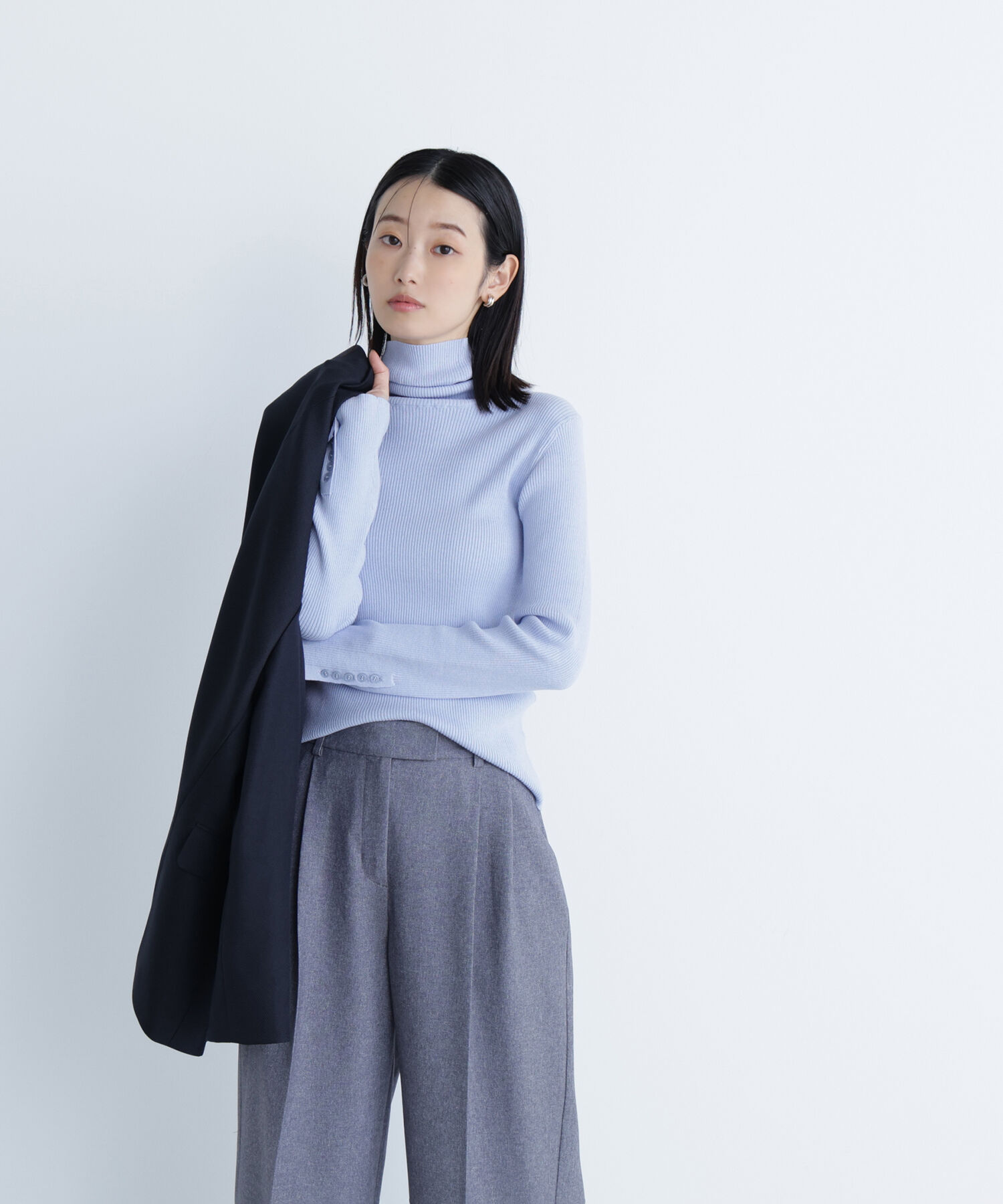  「ベーシックタートルネックニット」|ニット・セーター|