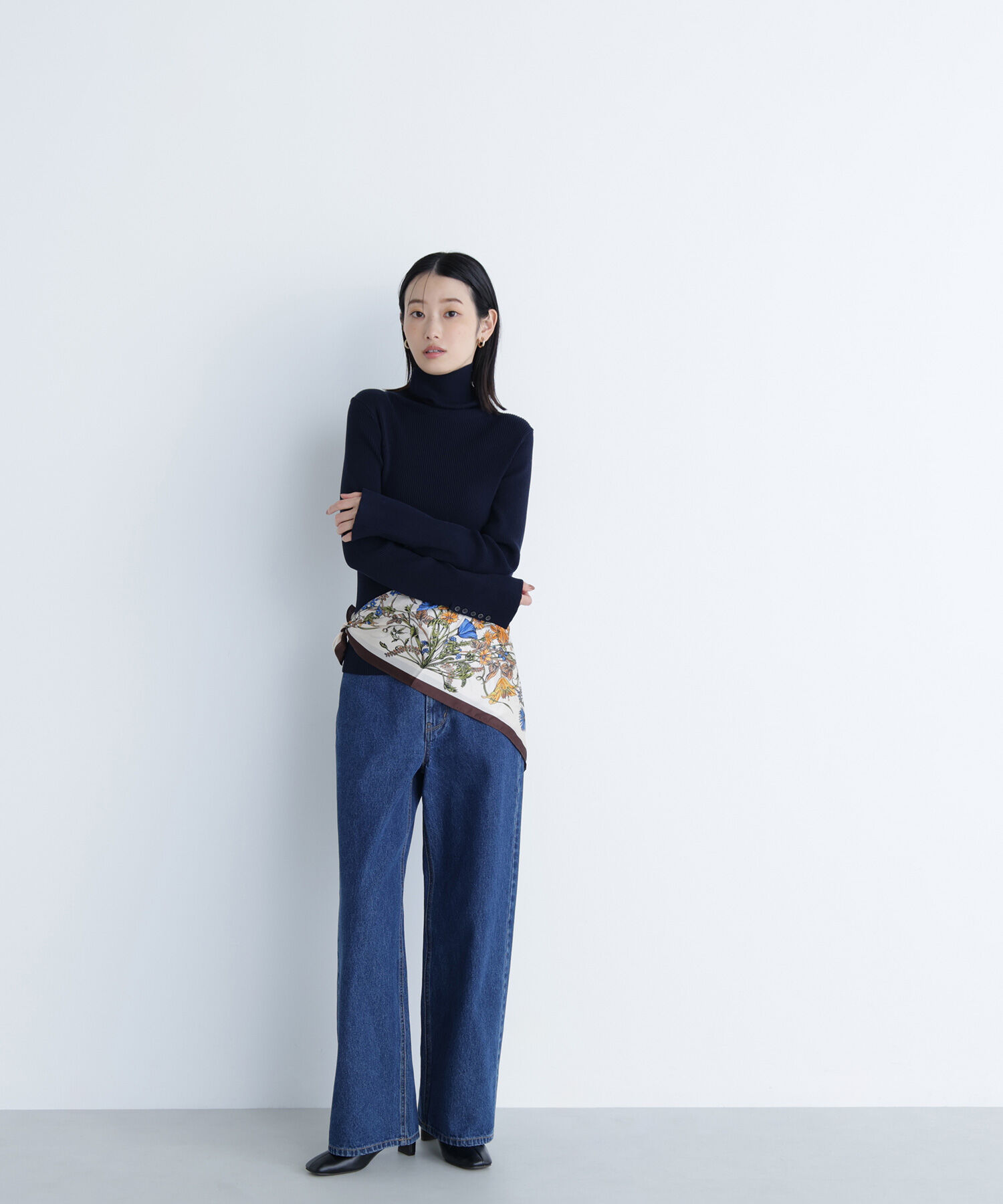  「ベーシックタートルネックニット」|ニット・セーター|