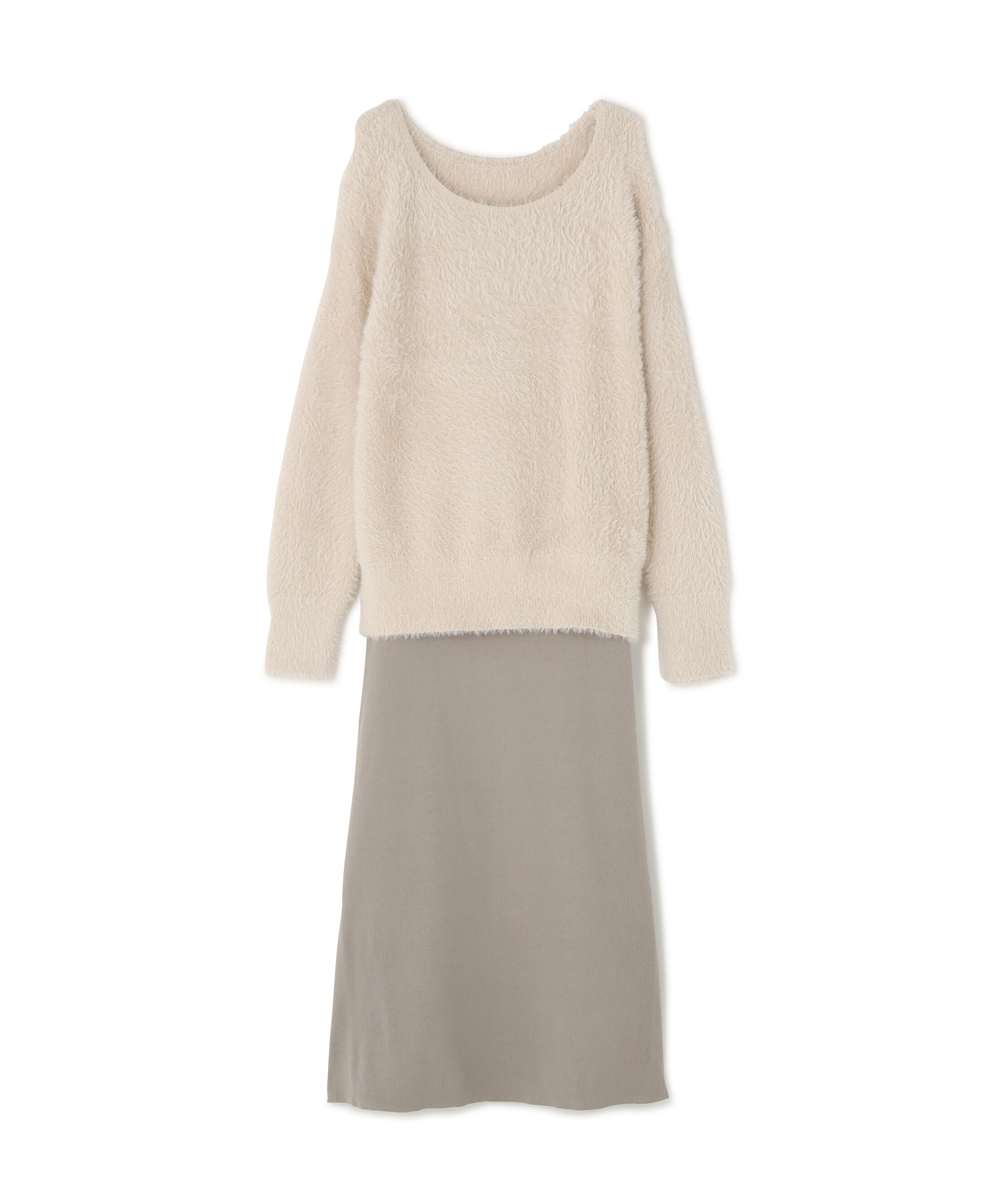  「フェザーニットセットアップ」|ワンピース|