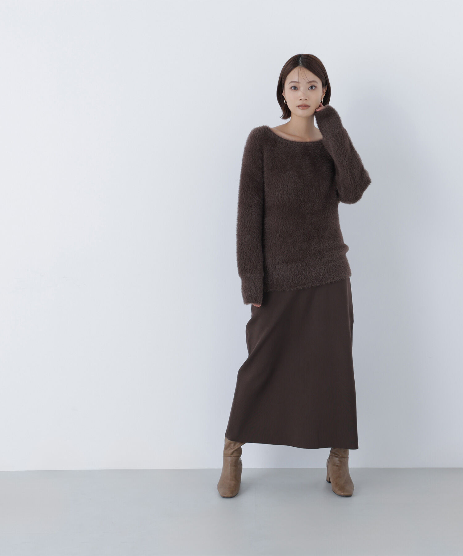  「フェザーニットセットアップ」|ワンピース|