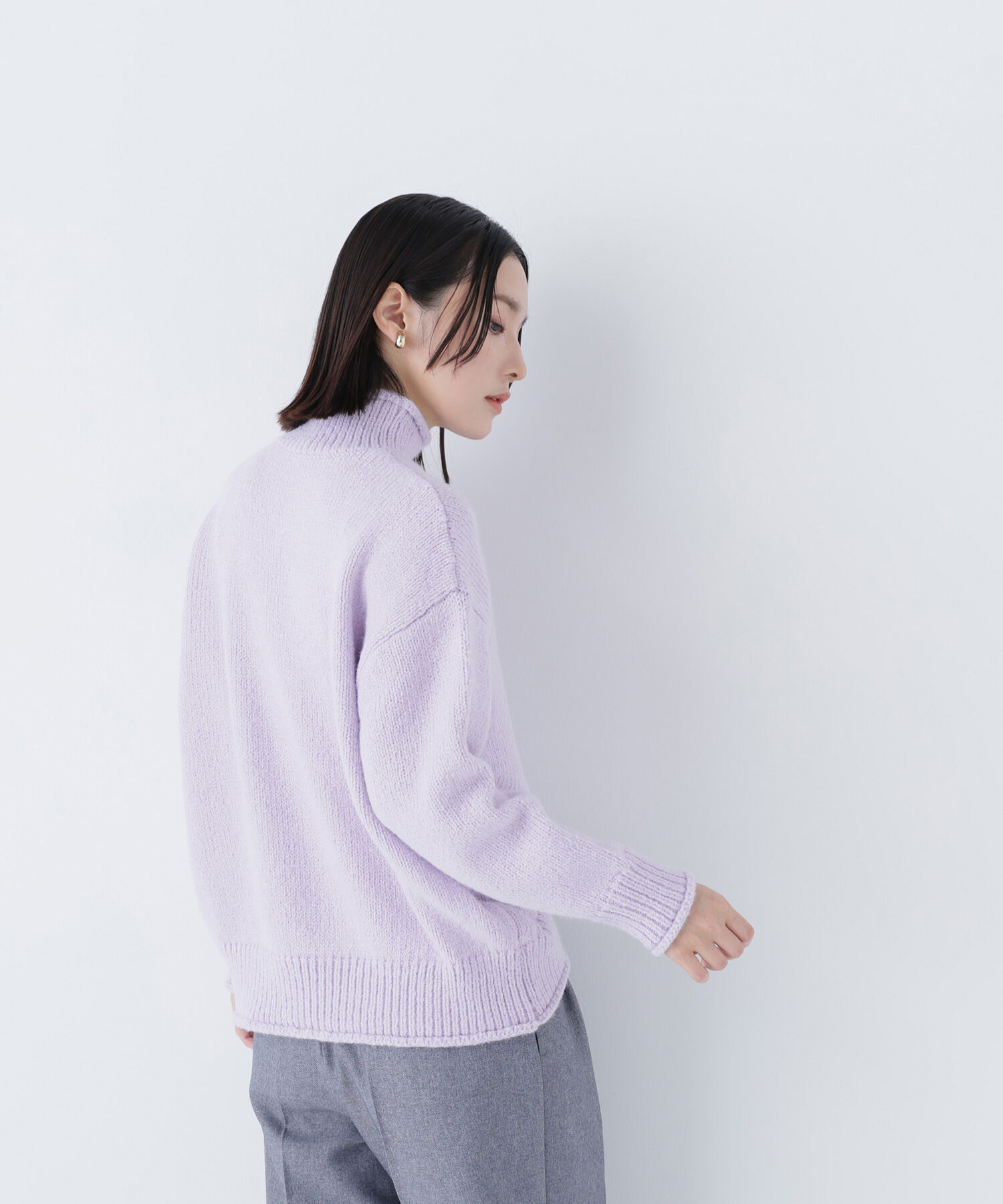  「ロールネックニットブルオーバー」|ニット・セーター|