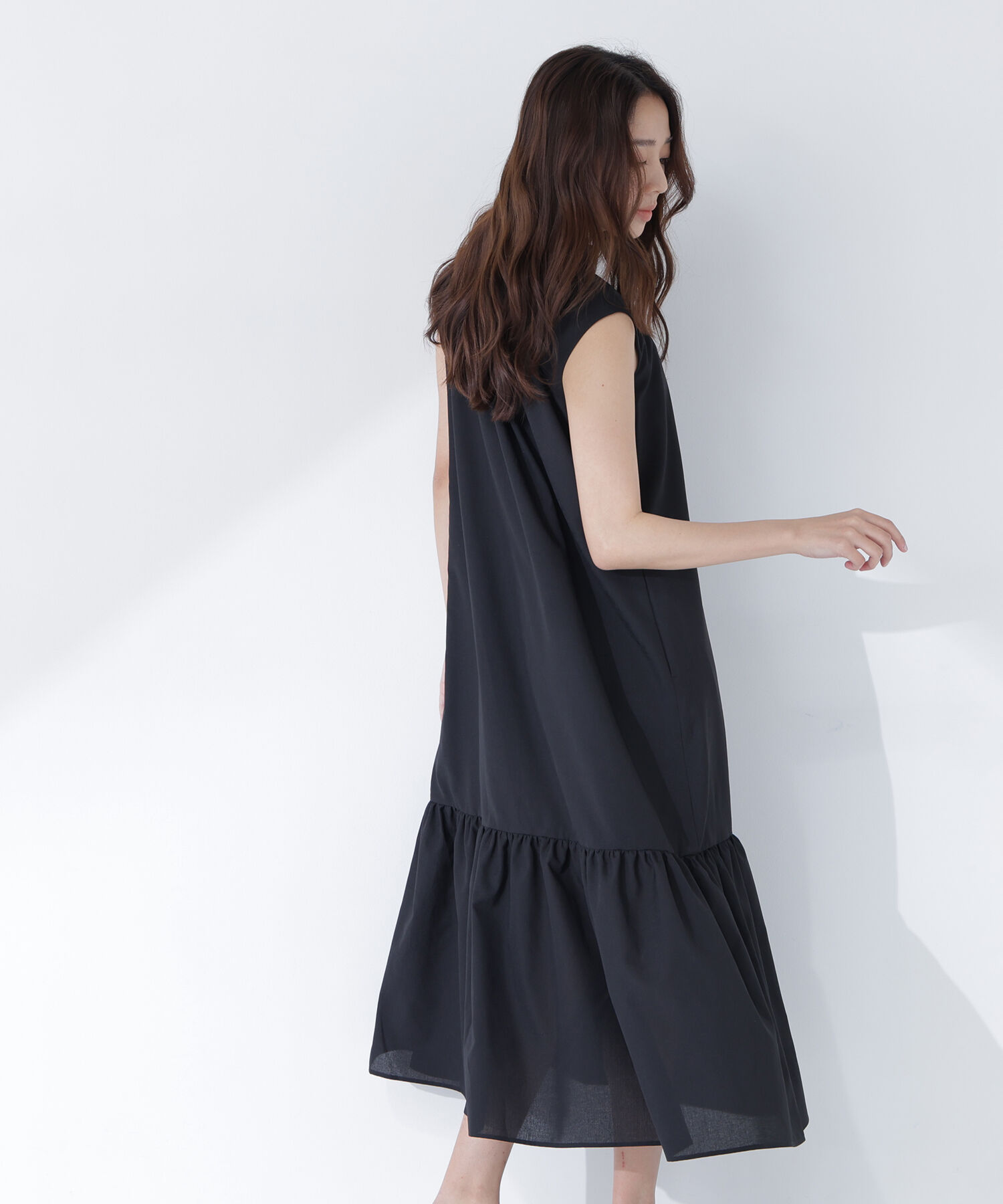  「ティアードベルテッドワンピース」|ワンピース|