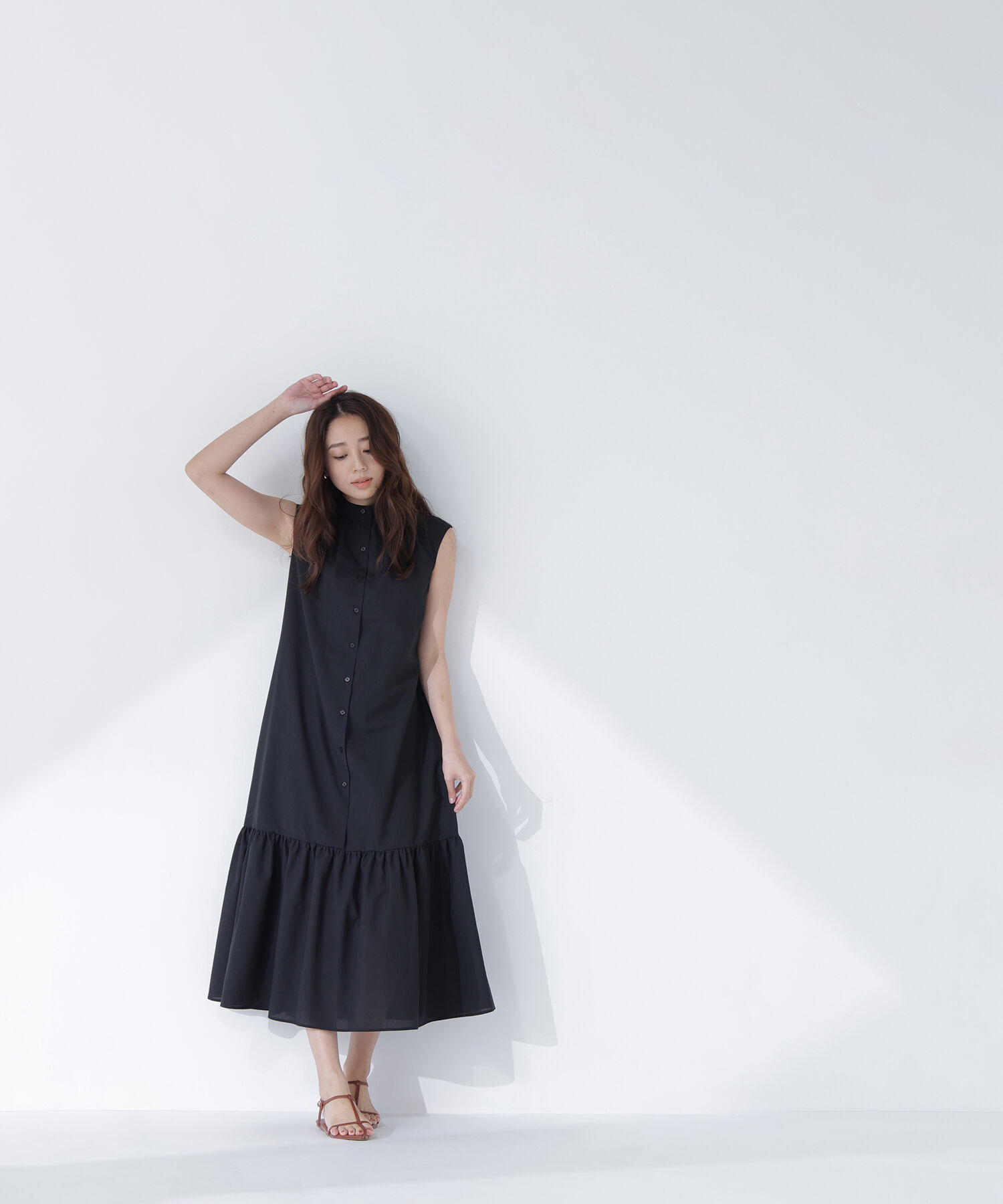  「ティアードベルテッドワンピース」|ワンピース|