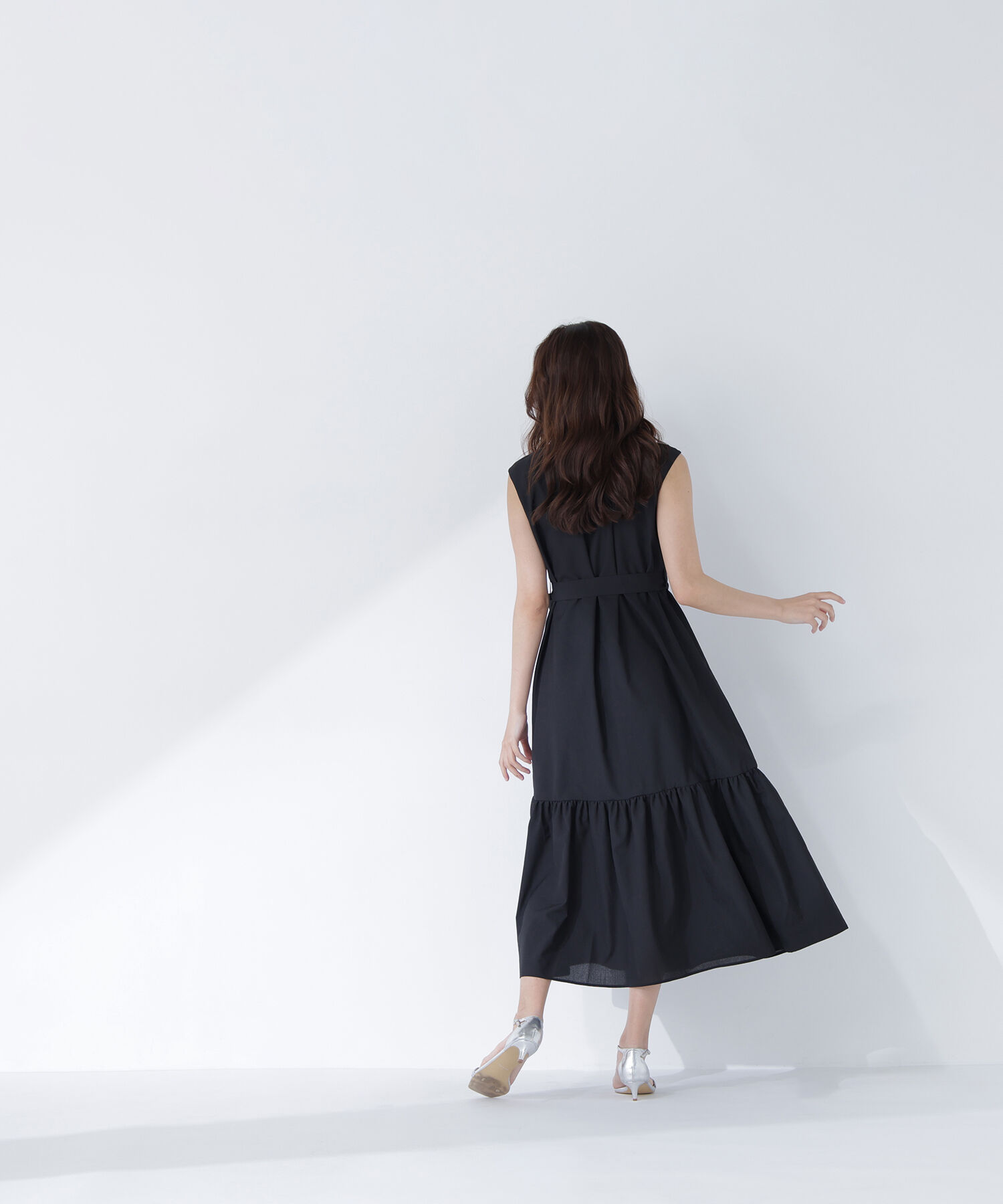  「ティアードベルテッドワンピース」|ワンピース|