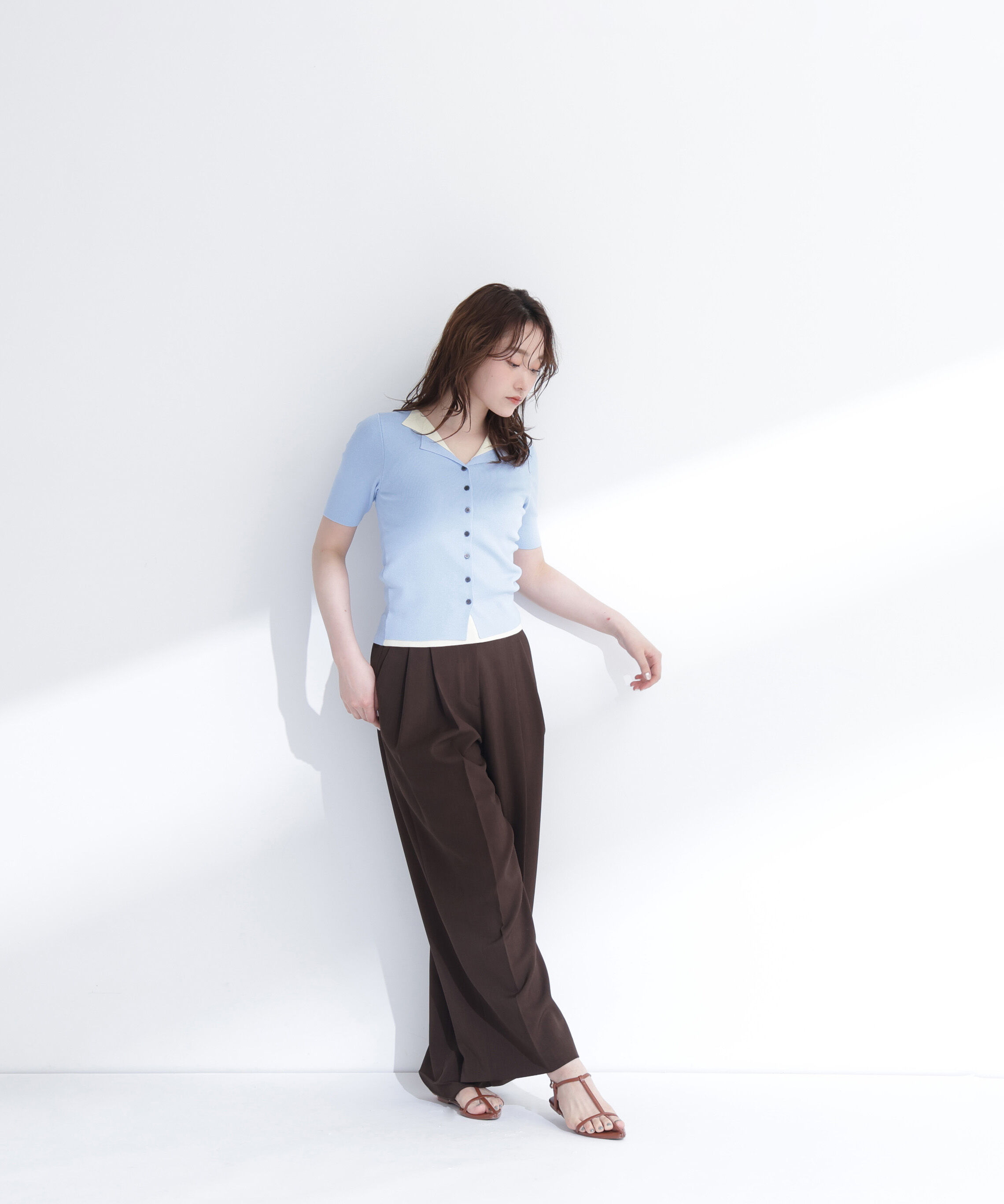  「レイヤードライクスキッパーニット」|ニット・セーター|