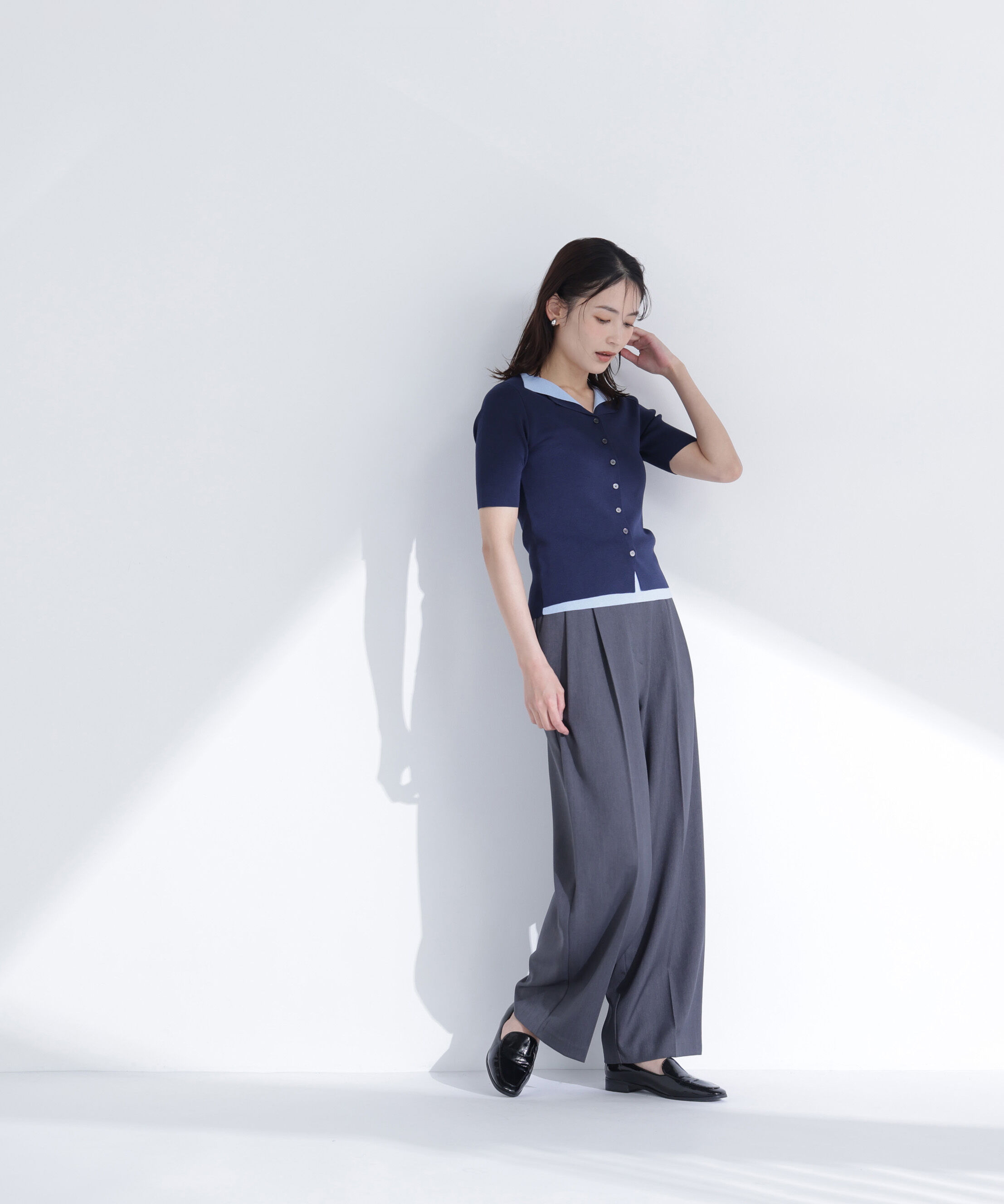  「レイヤードライクスキッパーニット」|ニット・セーター|