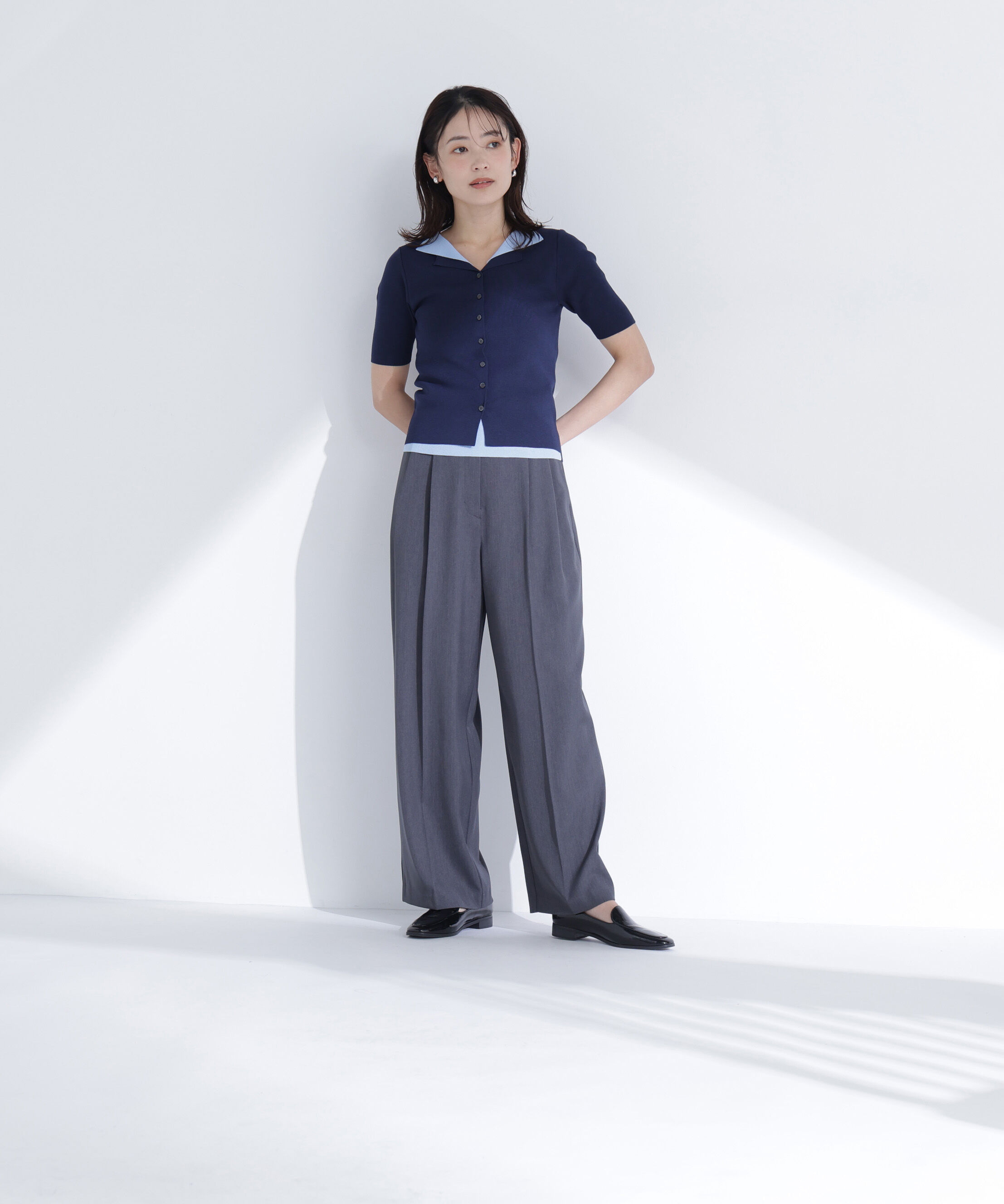  「レイヤードライクスキッパーニット」|ニット・セーター|