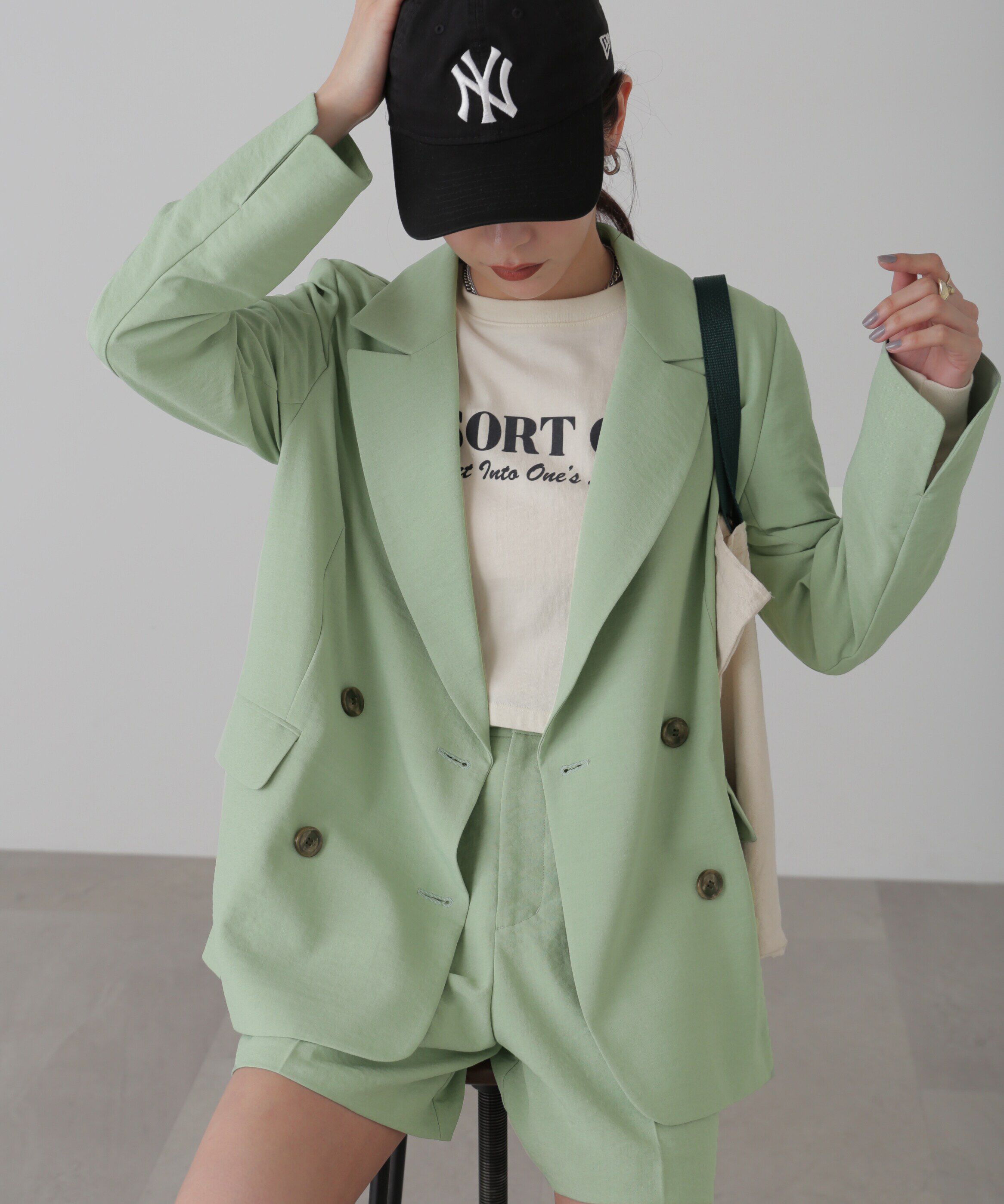  「[低身長サイズ/Sシリーズ]気流染めダブルジャケット」|その他|