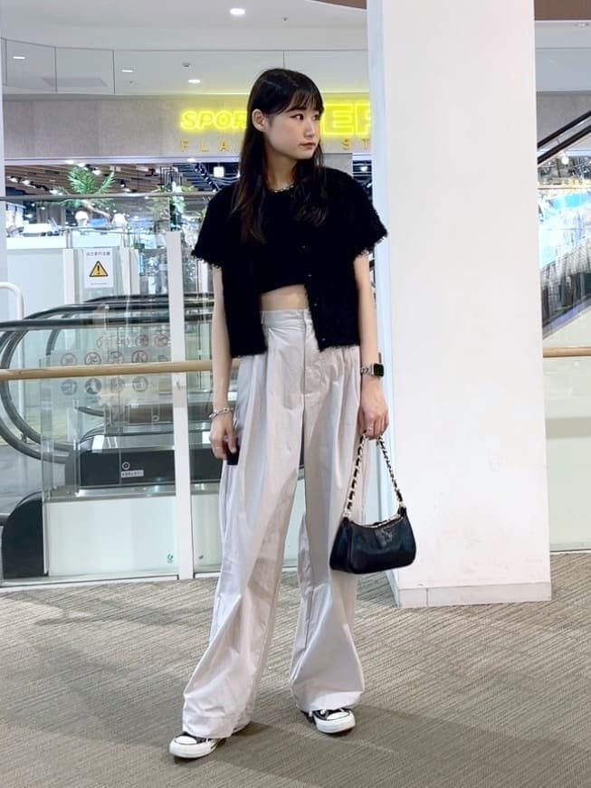  「フロントボタンカットジャガードブラウス」|シャツ・ブラウス|