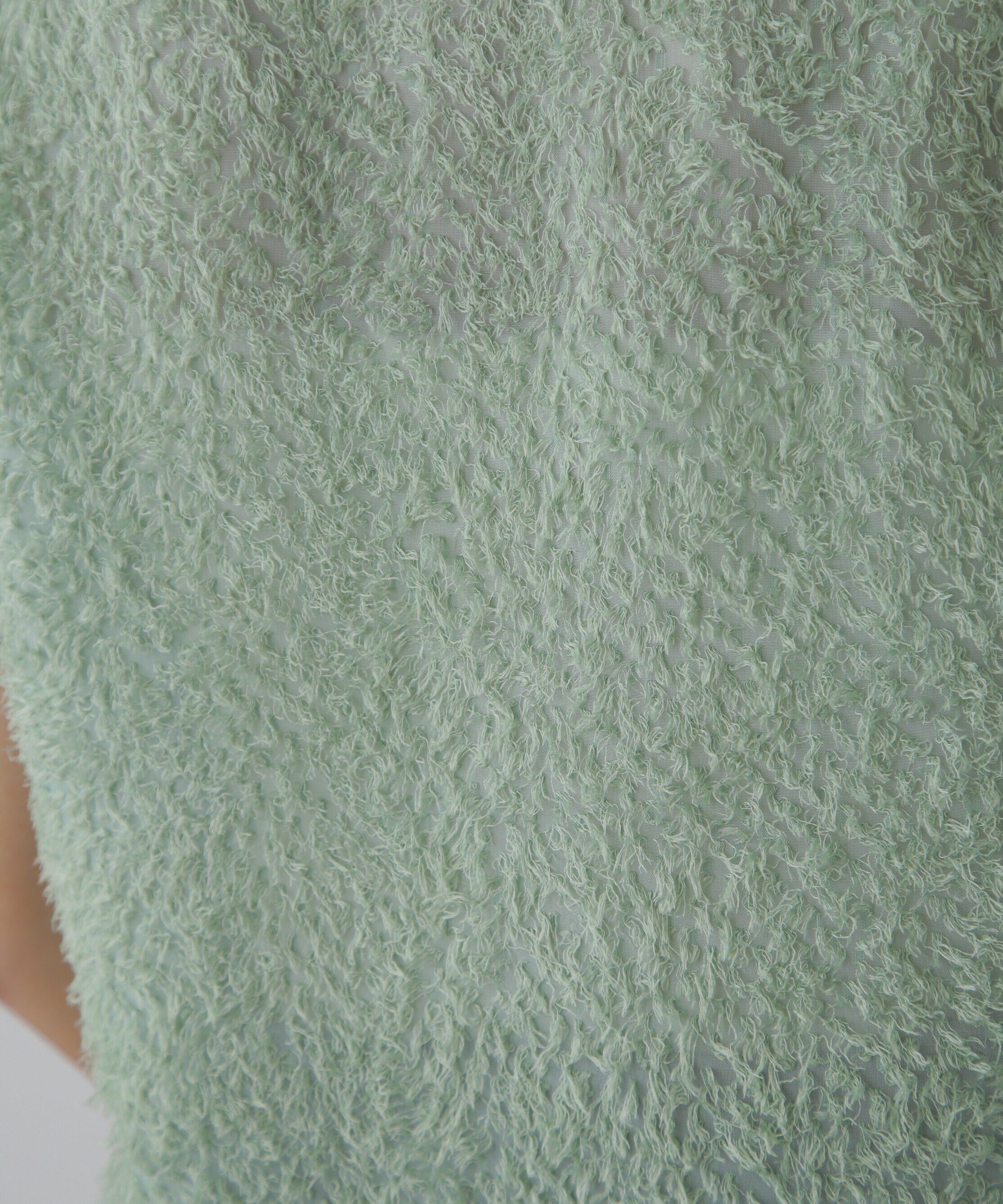  「フロントボタンカットジャガードブラウス」|シャツ・ブラウス|