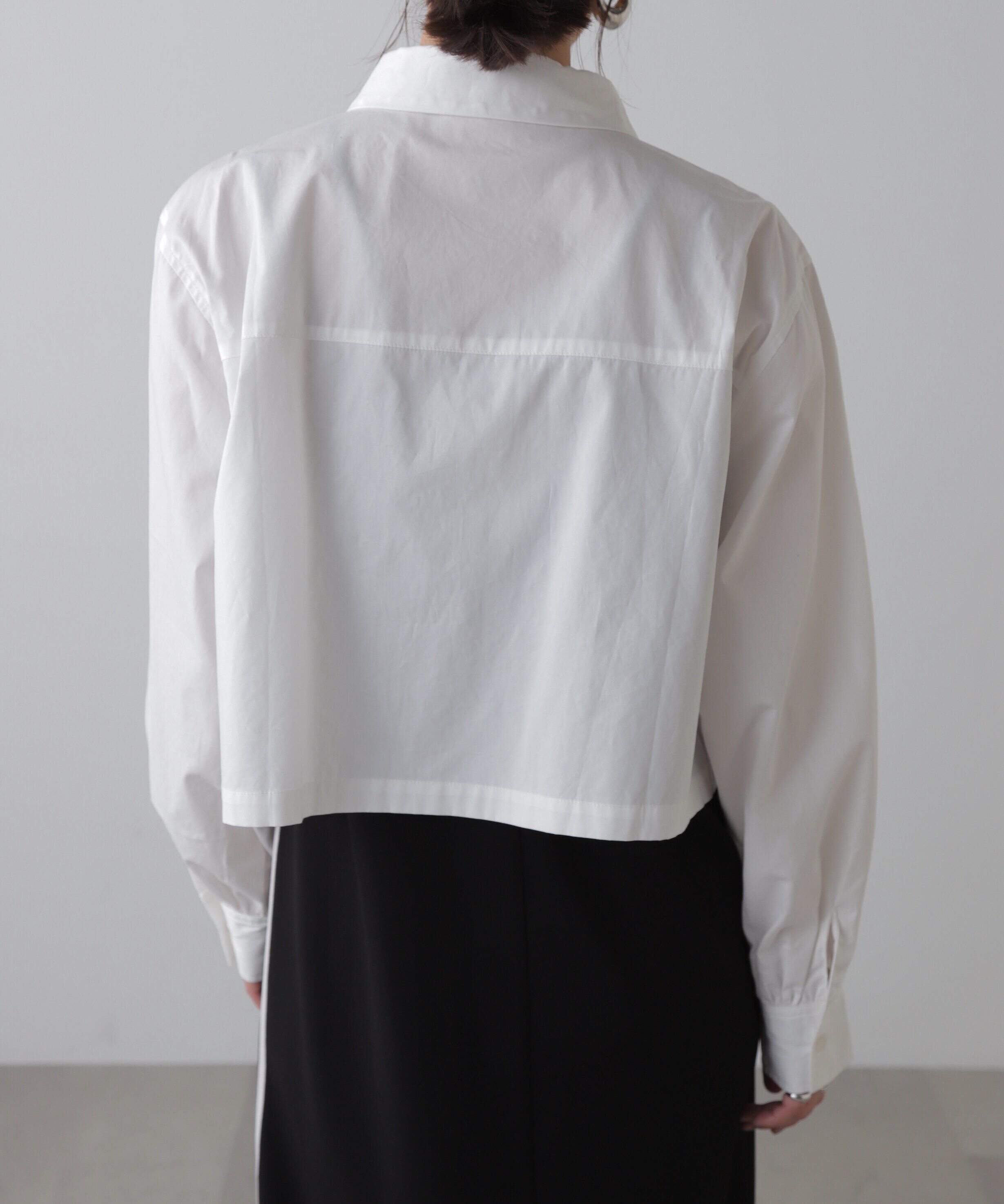  「ビッグポケットショート丈シャツ」|シャツ・ブラウス|