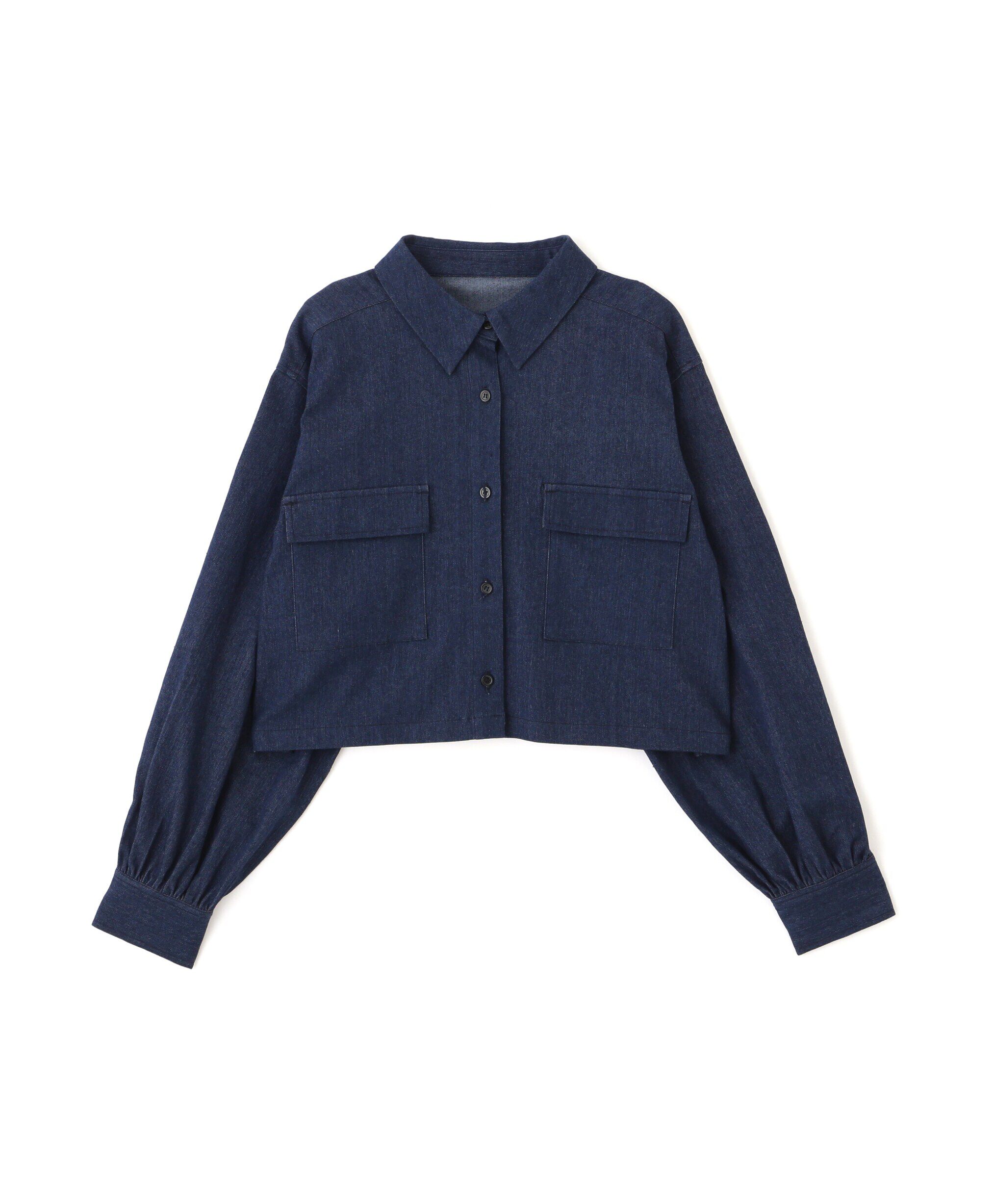  「ビッグポケットショート丈シャツ」|シャツ・ブラウス|