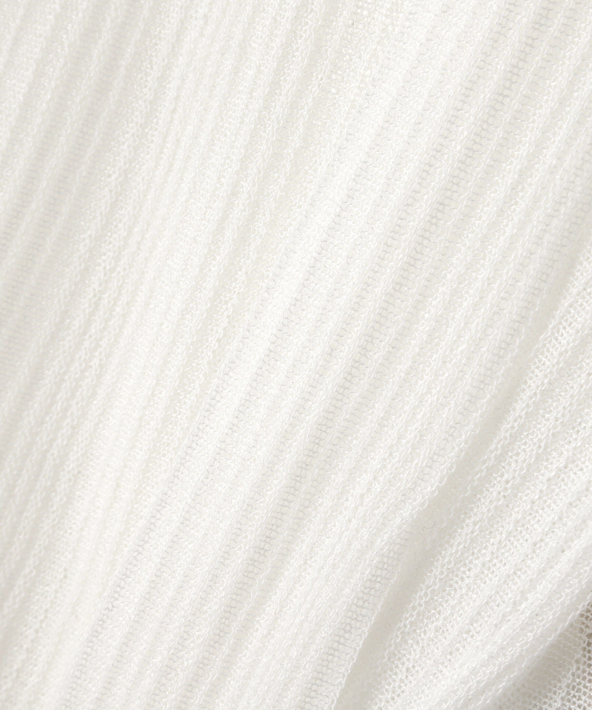  「シアーVネックコンパクトニットカーディガン」|ニット・セーター|