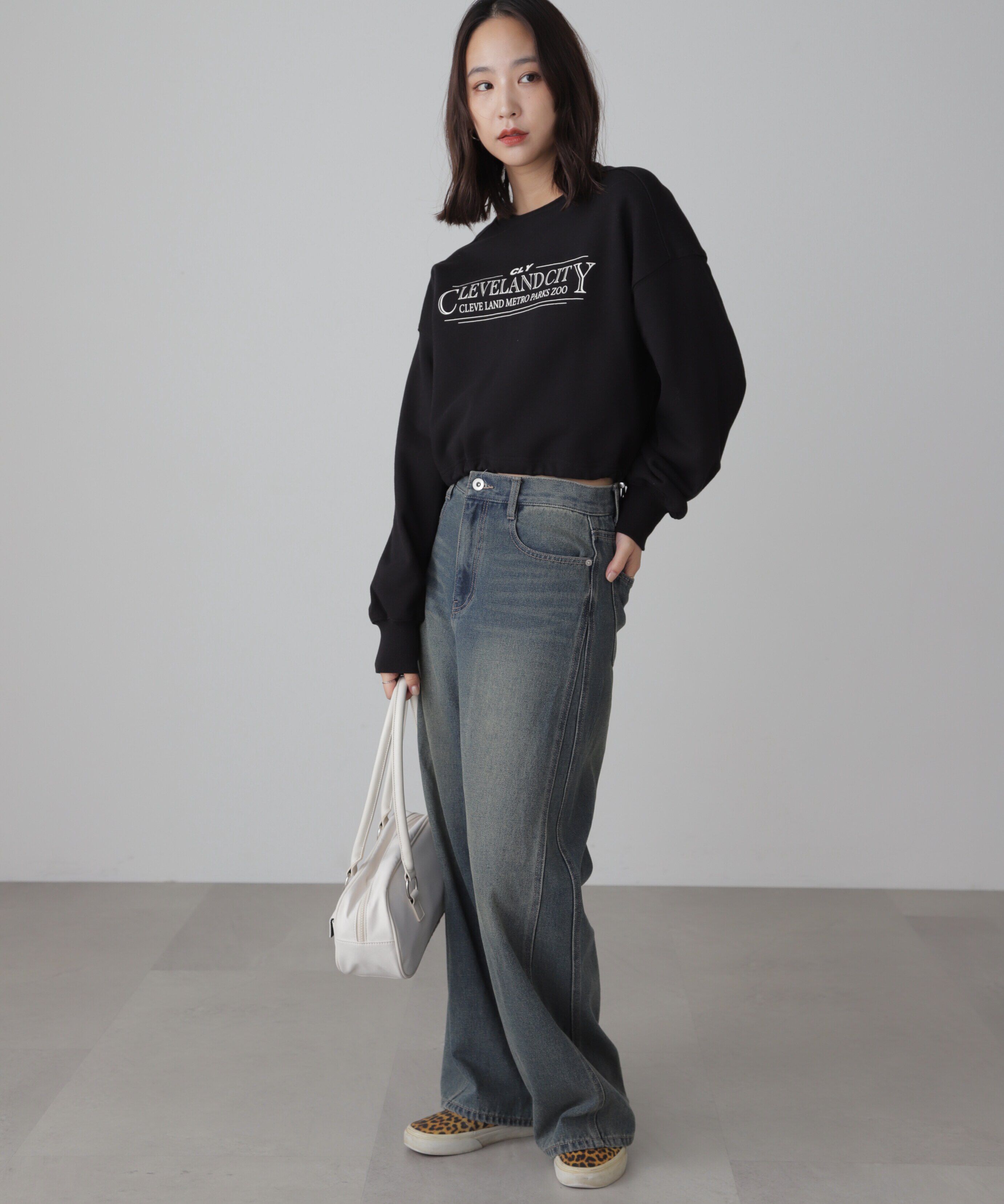  「裾ドロストスウェット」|Tシャツ・カットソー|