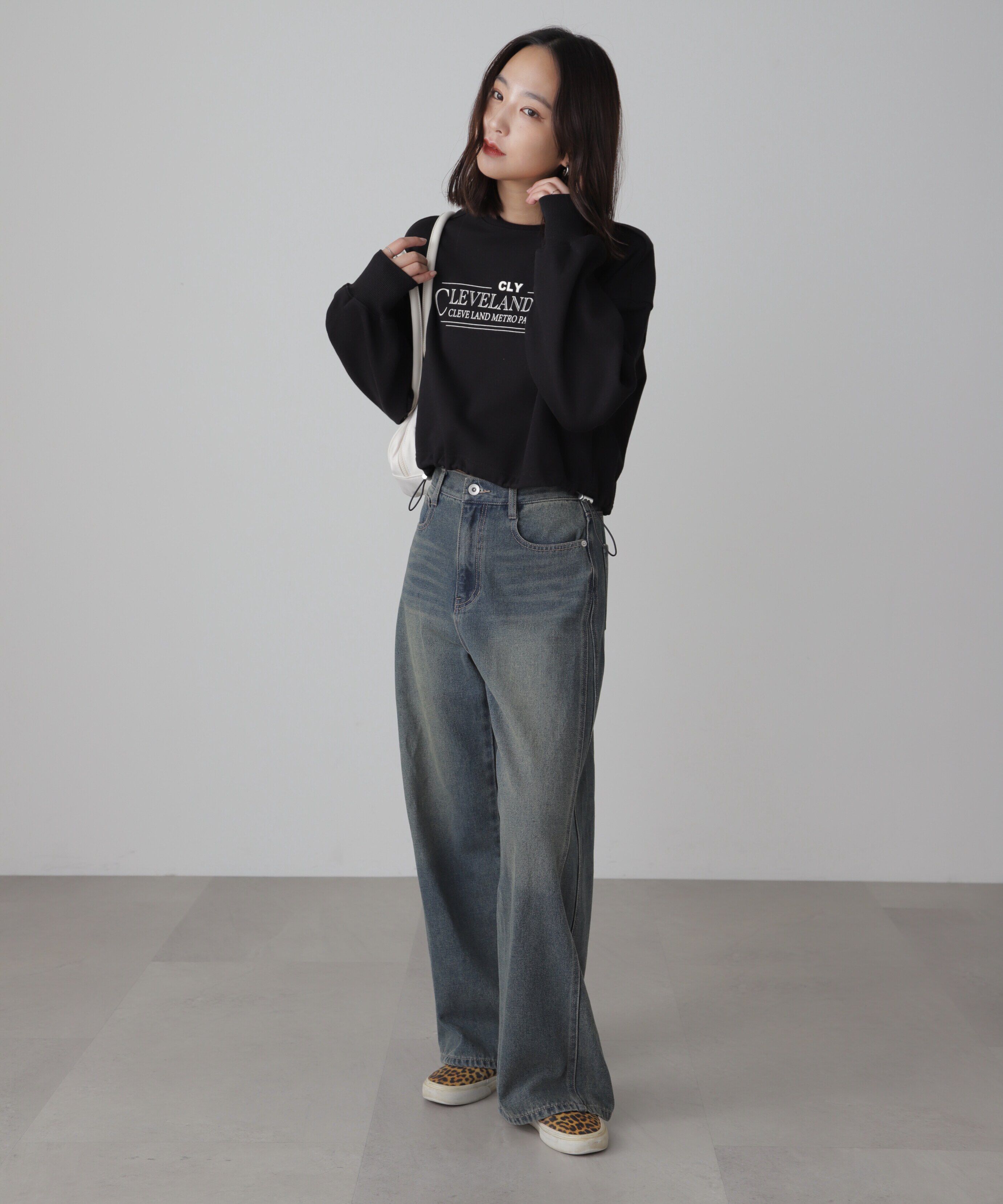  「裾ドロストスウェット」|Tシャツ・カットソー|