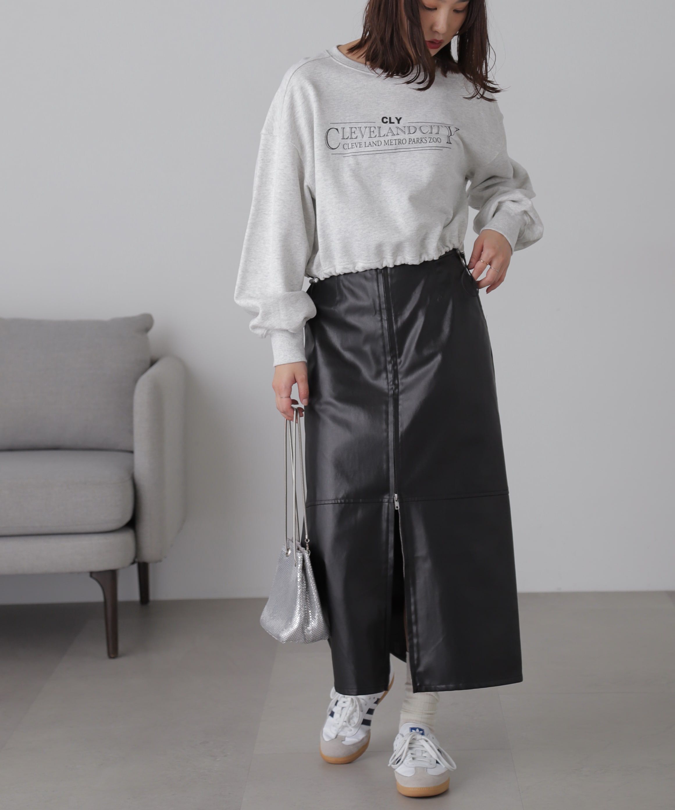  「裾ドロストスウェット」|Tシャツ・カットソー|