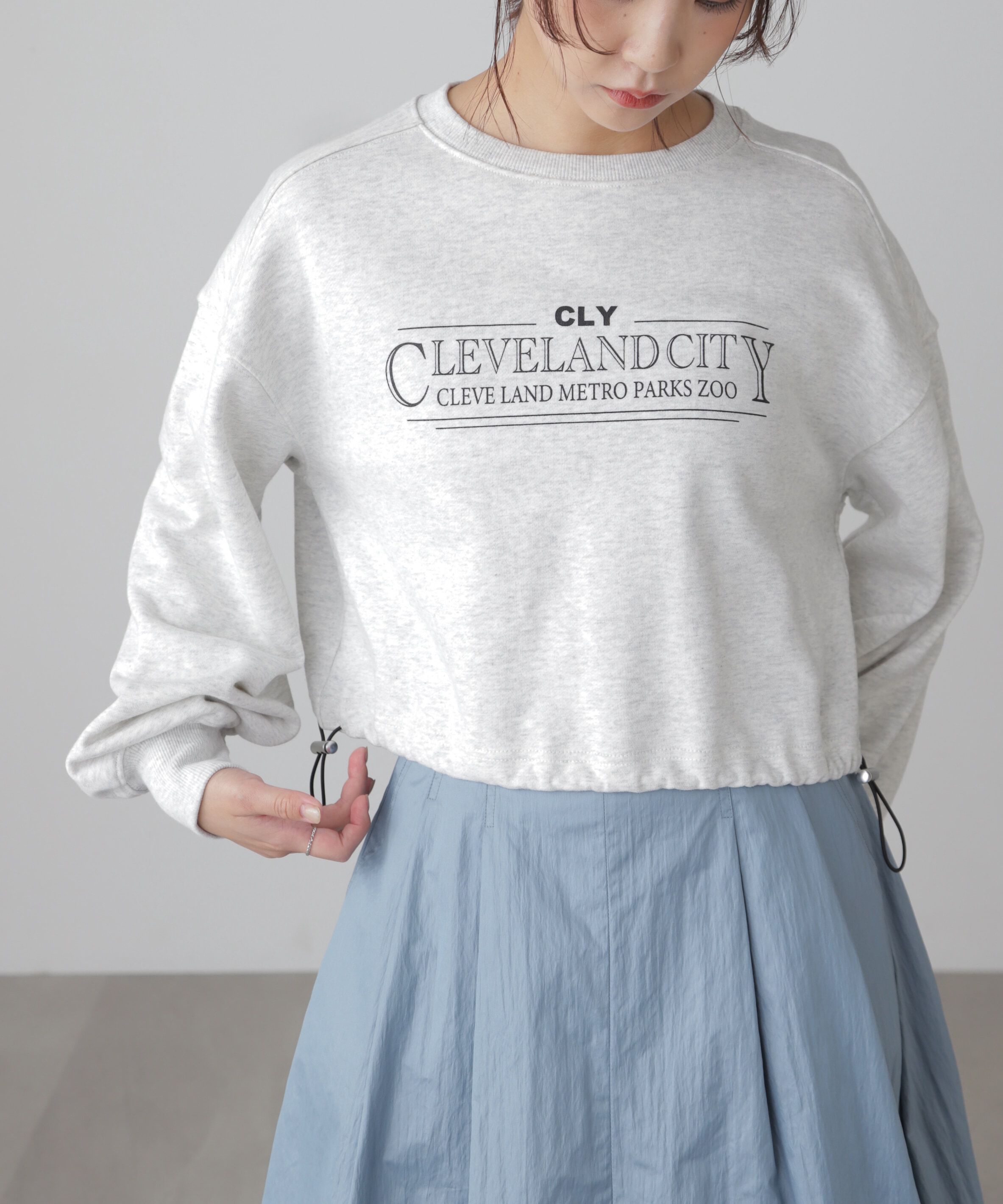  「裾ドロストスウェット」|Tシャツ・カットソー|