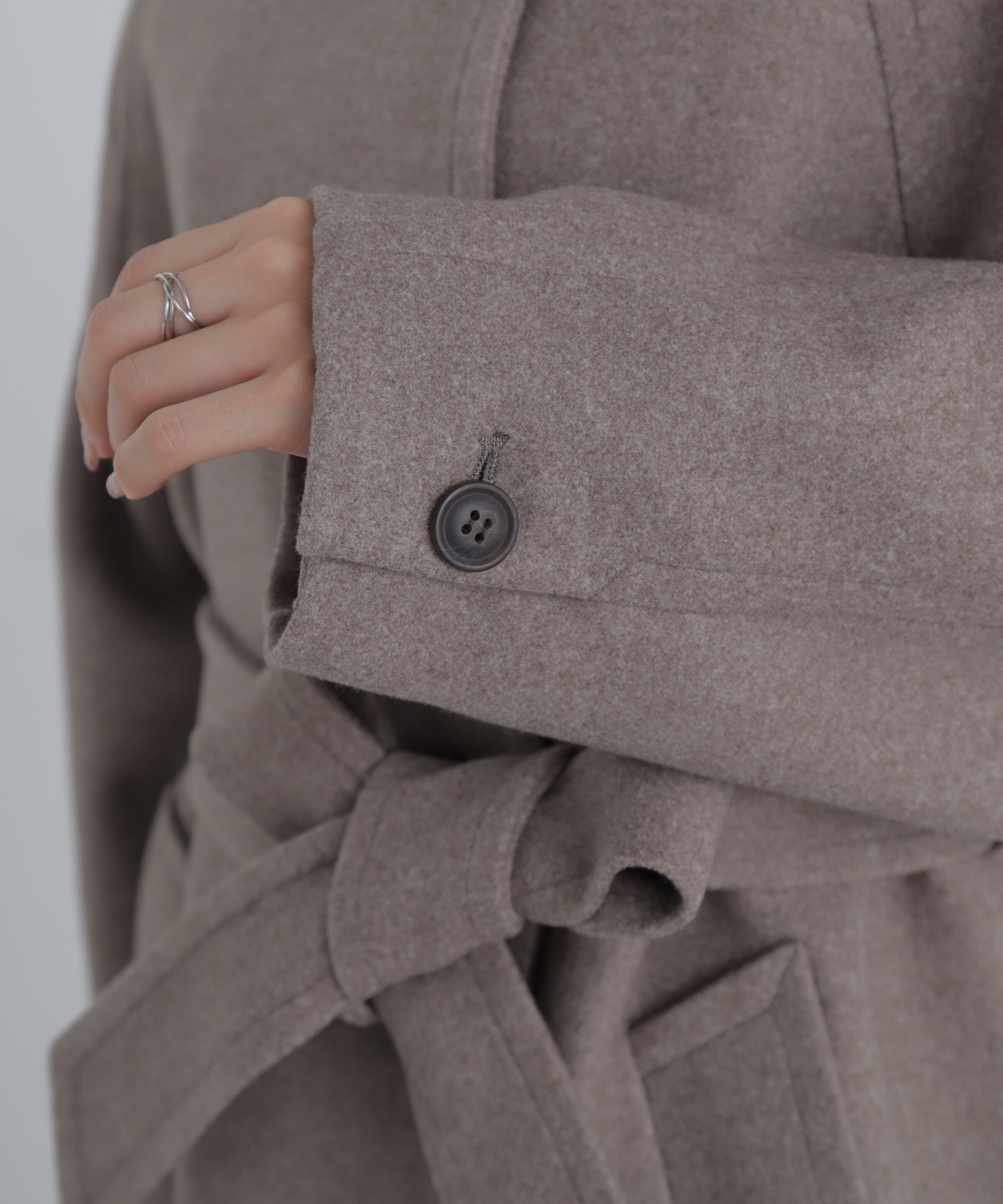  「スタンドカラーロングコート」|その他|