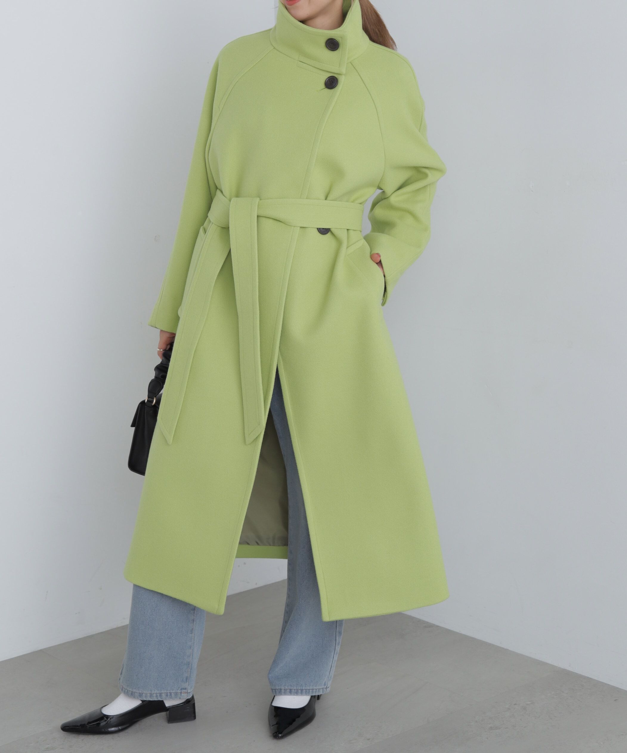  「スタンドカラーロングコート」|その他|