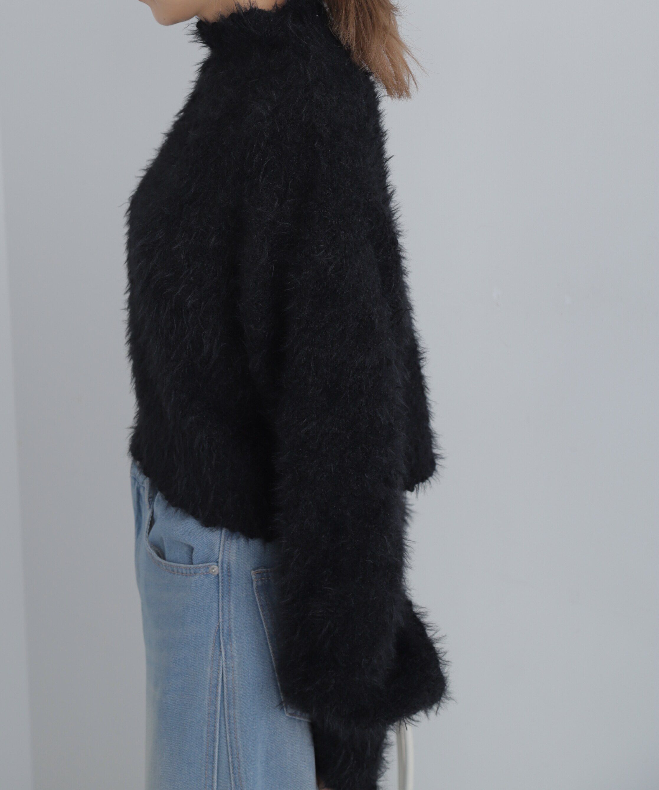  「フェザーモールポップコーンミックスニット」|ニット・セーター|