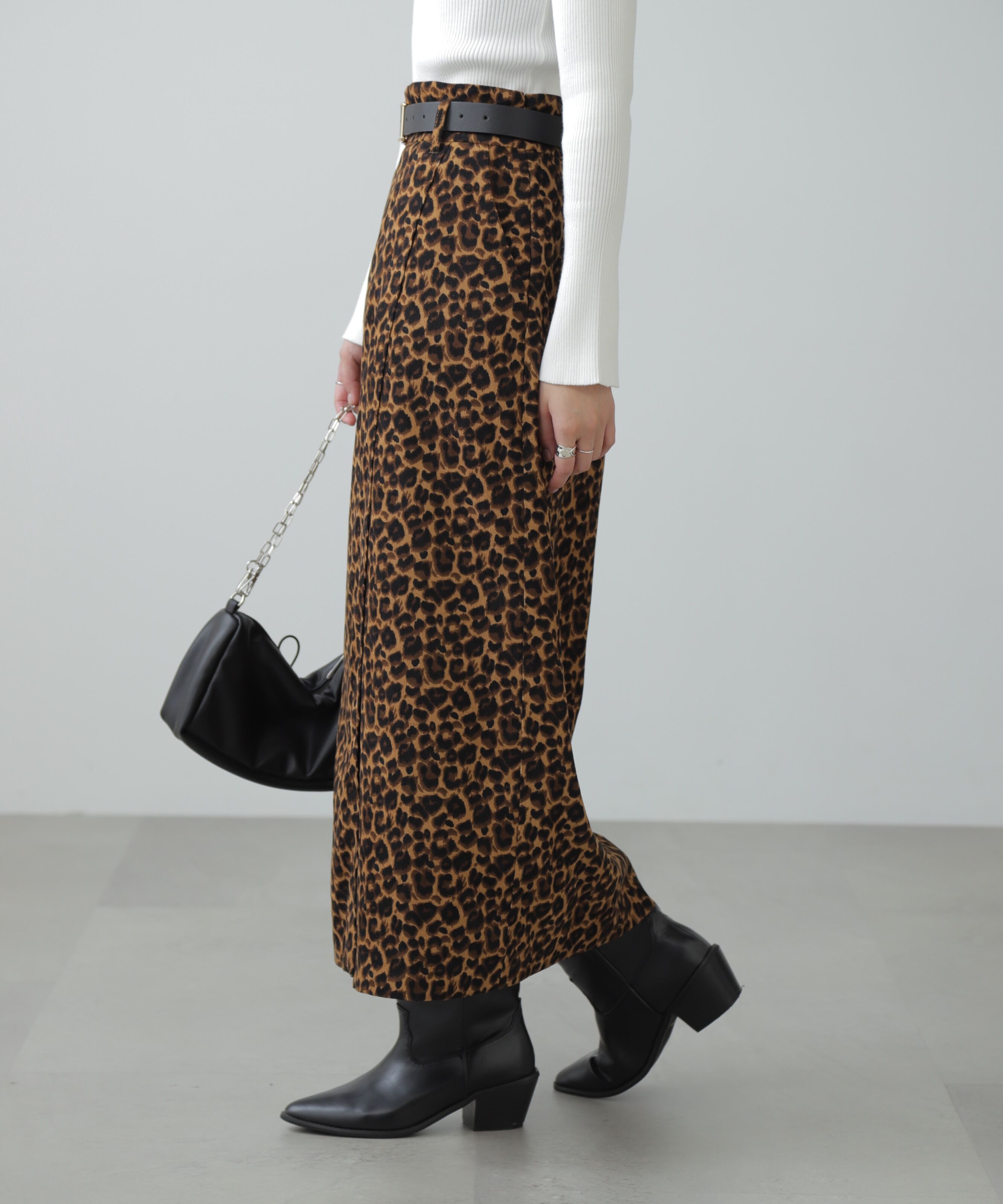  「ラップ風ナロースカート」|スカート|