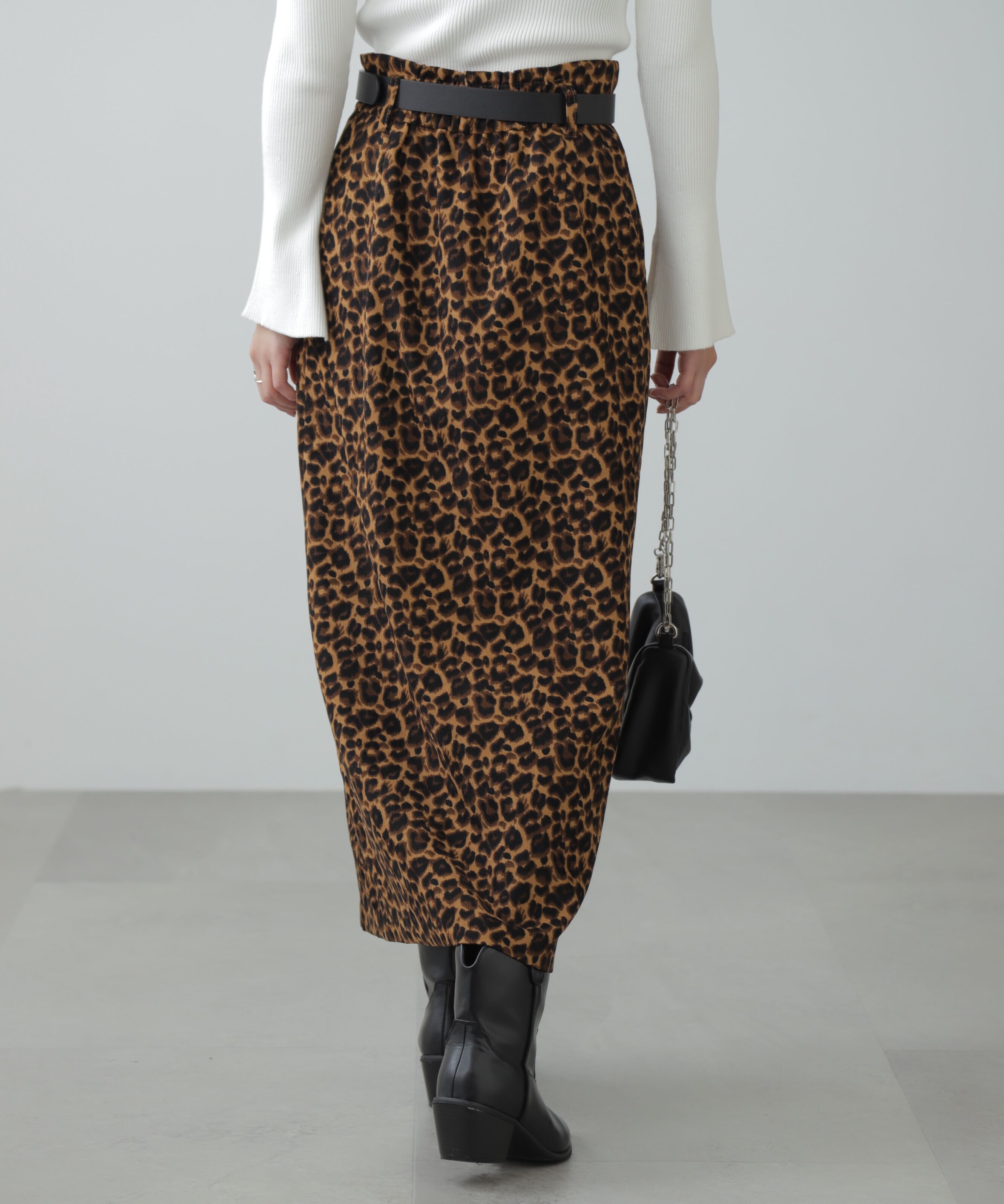  「ラップ風ナロースカート」|スカート|