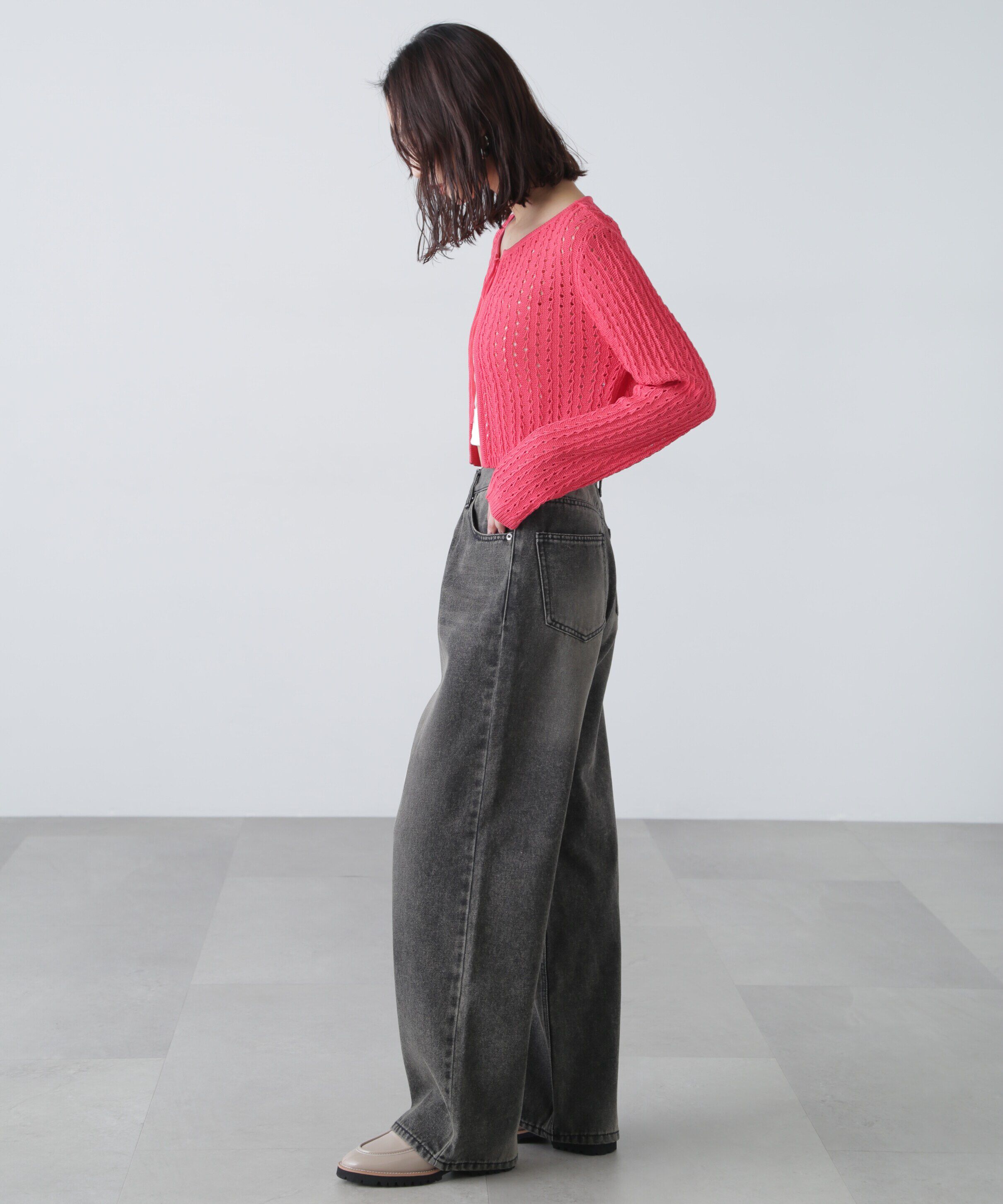  「ブラストオーバーダイワイドストレートデニムパンツ」|その他|