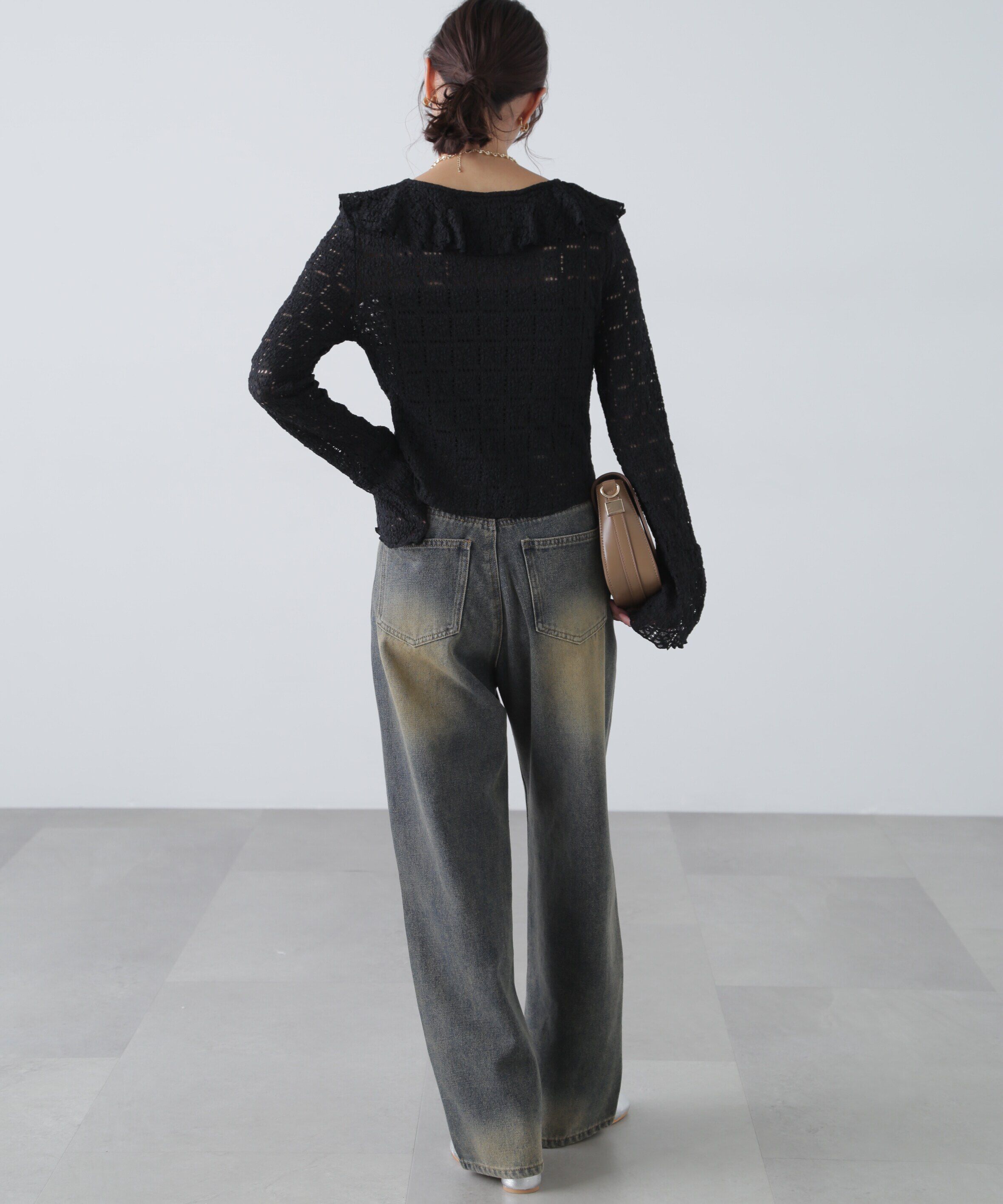  「ブラストオーバーダイワイドストレートデニムパンツ」|その他|