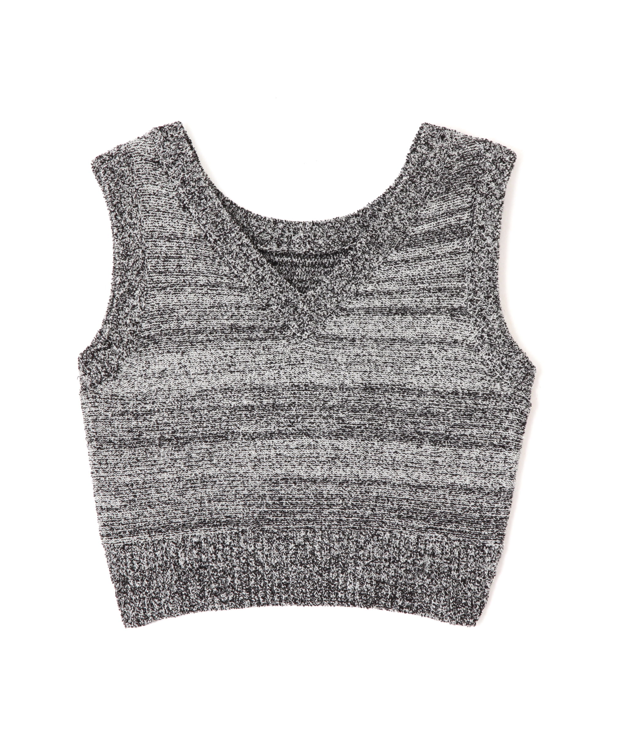  「前後２ＷＡＹショートベスト」|ニット・セーター|